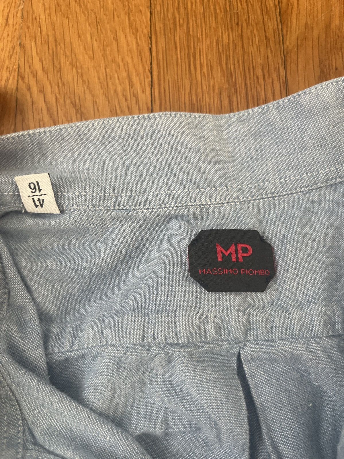 MP Massimo Piombo MP Massimo Piombo Half Button Up Size US L / EU 52-54 / 3 - 4 Thumbnail