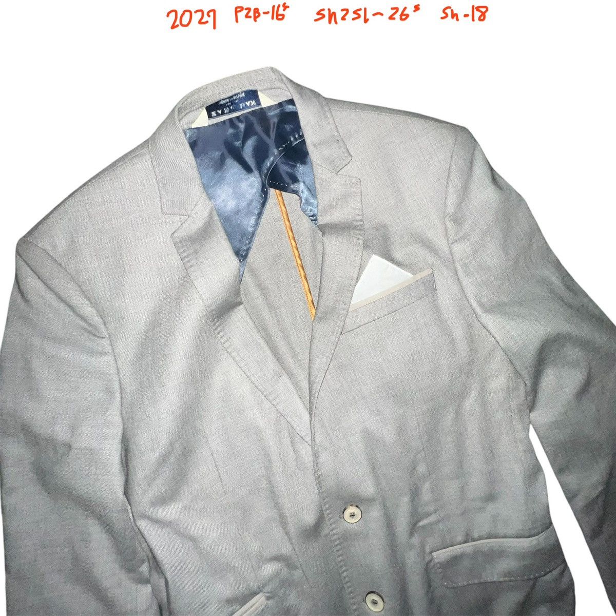 Zara ZARA MAN Denim Couture Blazer Jacket Sz 38 Size 38R - 5 Thumbnail