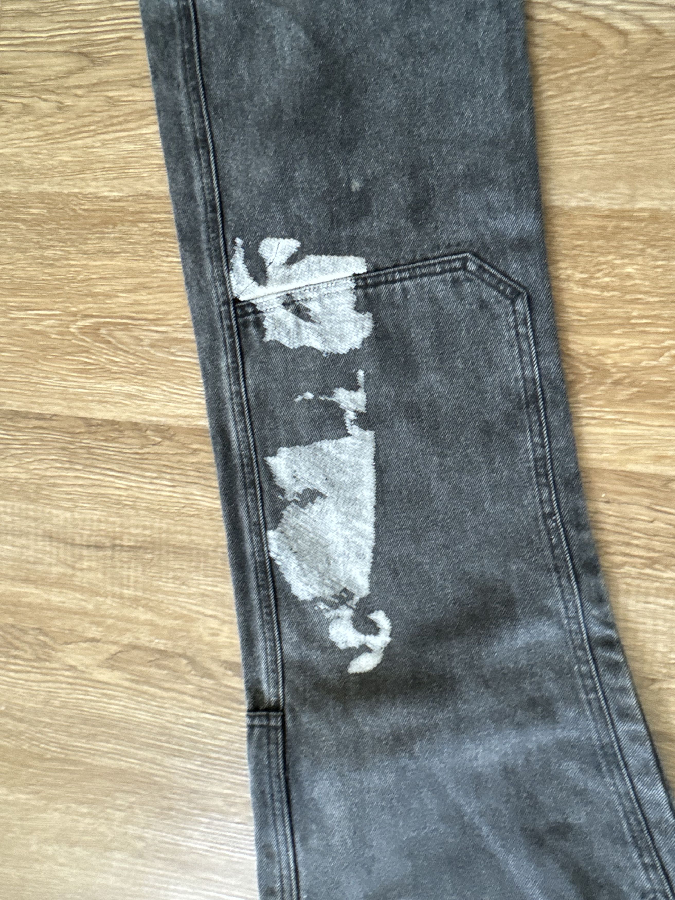 Jean AMC * STUDIO Black Denim Jeans Size US 30 / EU 46 - 4 Thumbnail