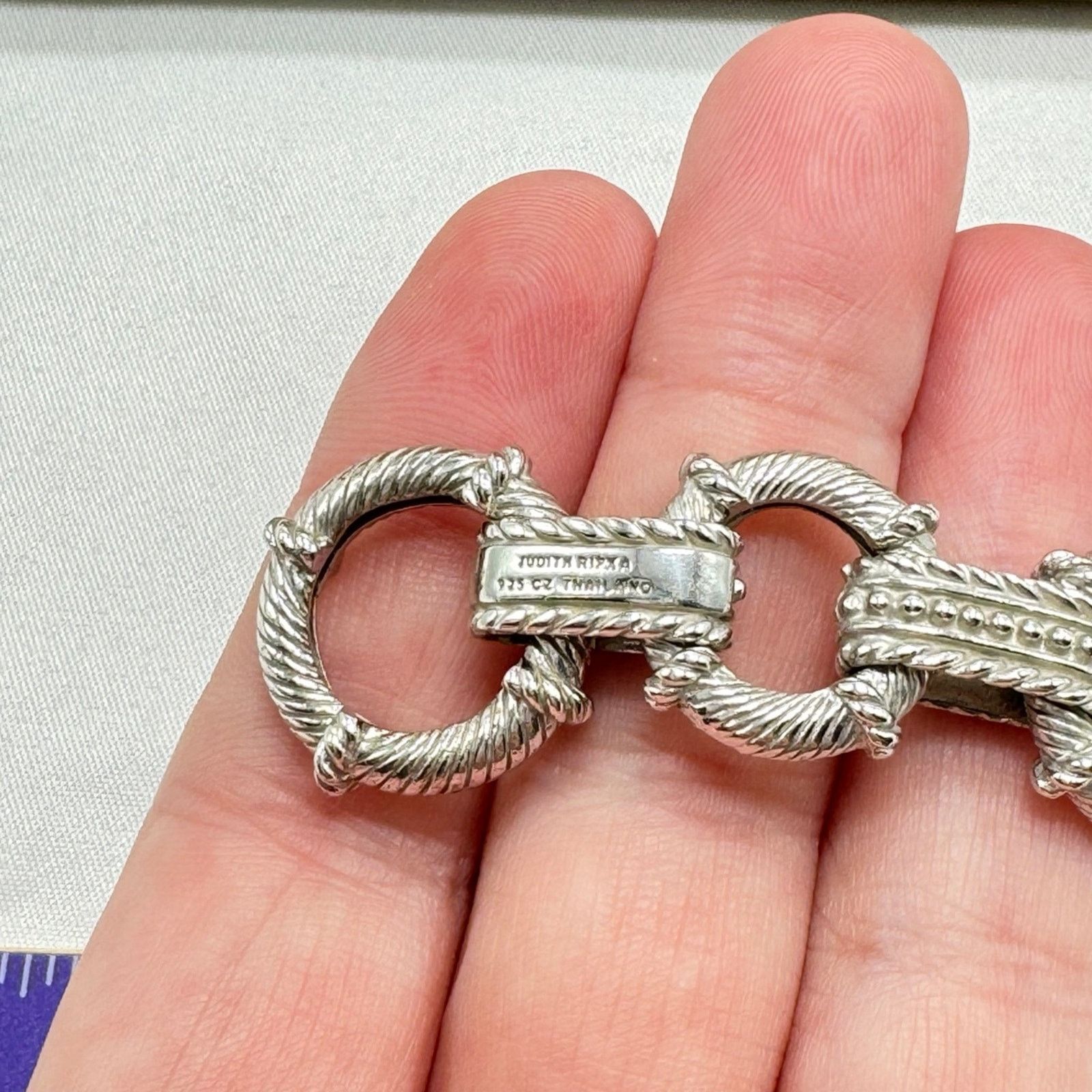 VTG Judith Ripka Sterling bracelet