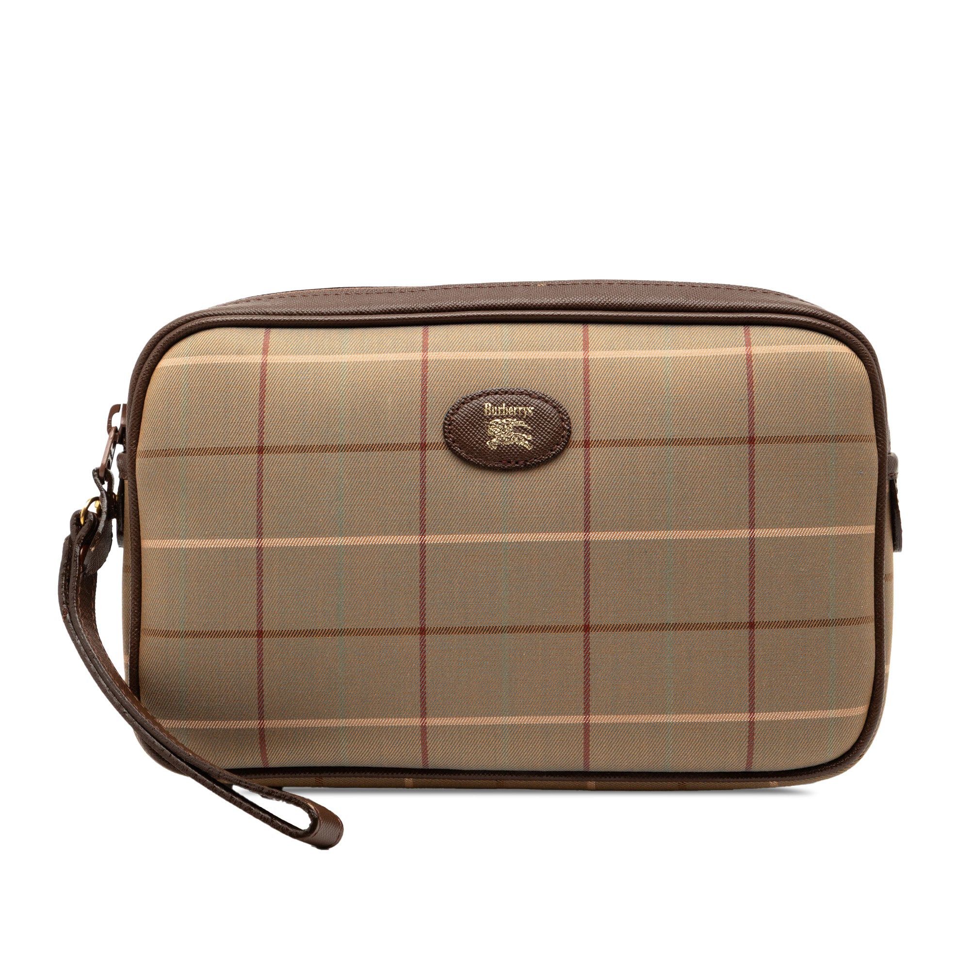 Burberry Vintage Check Canvas Clutch Size ONE SIZE - 1 Thumbnail