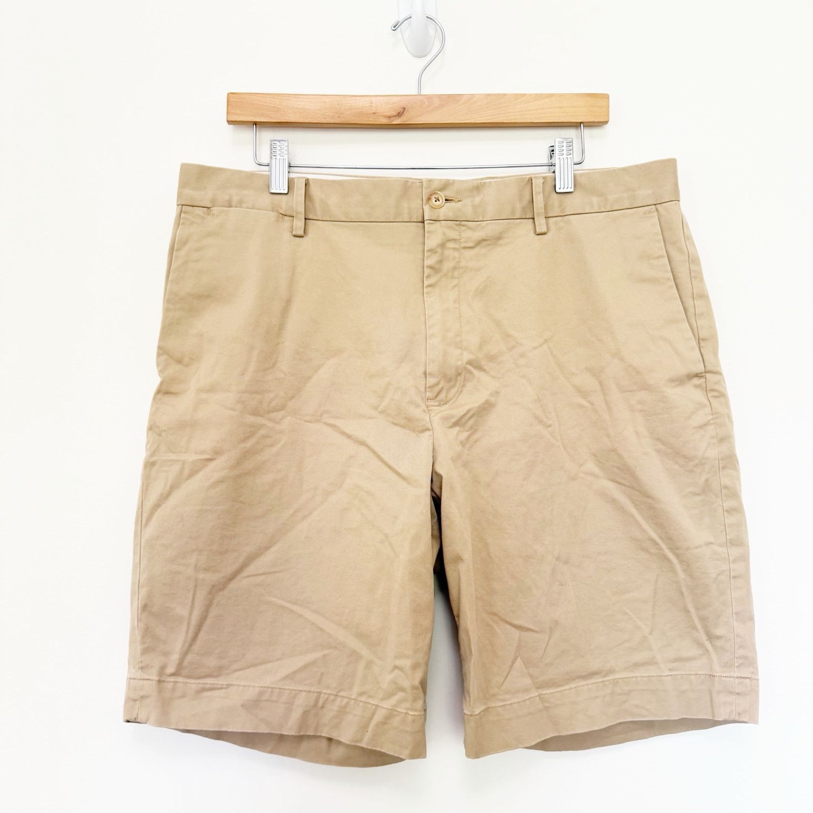Polo Ralph Lauren Polo Ralph Lauren Tan Stretch Classic Fit Shorts Sz 36 Size US 36 / EU 52 - 1 Thumbnail