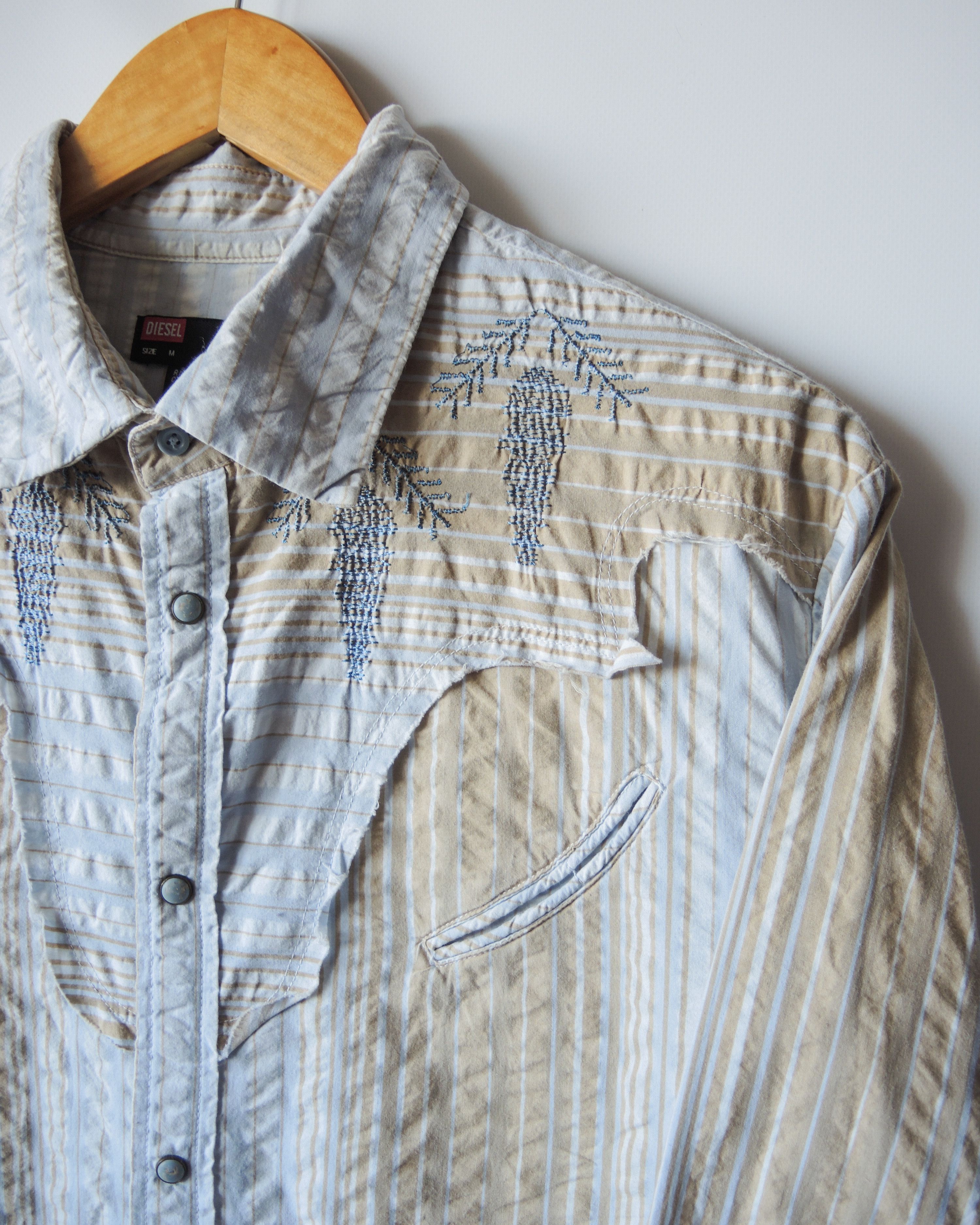 Diesel Diesel vintage embroidered shirt Size US M / EU 48-50 / 2 - 2 Thumbnail