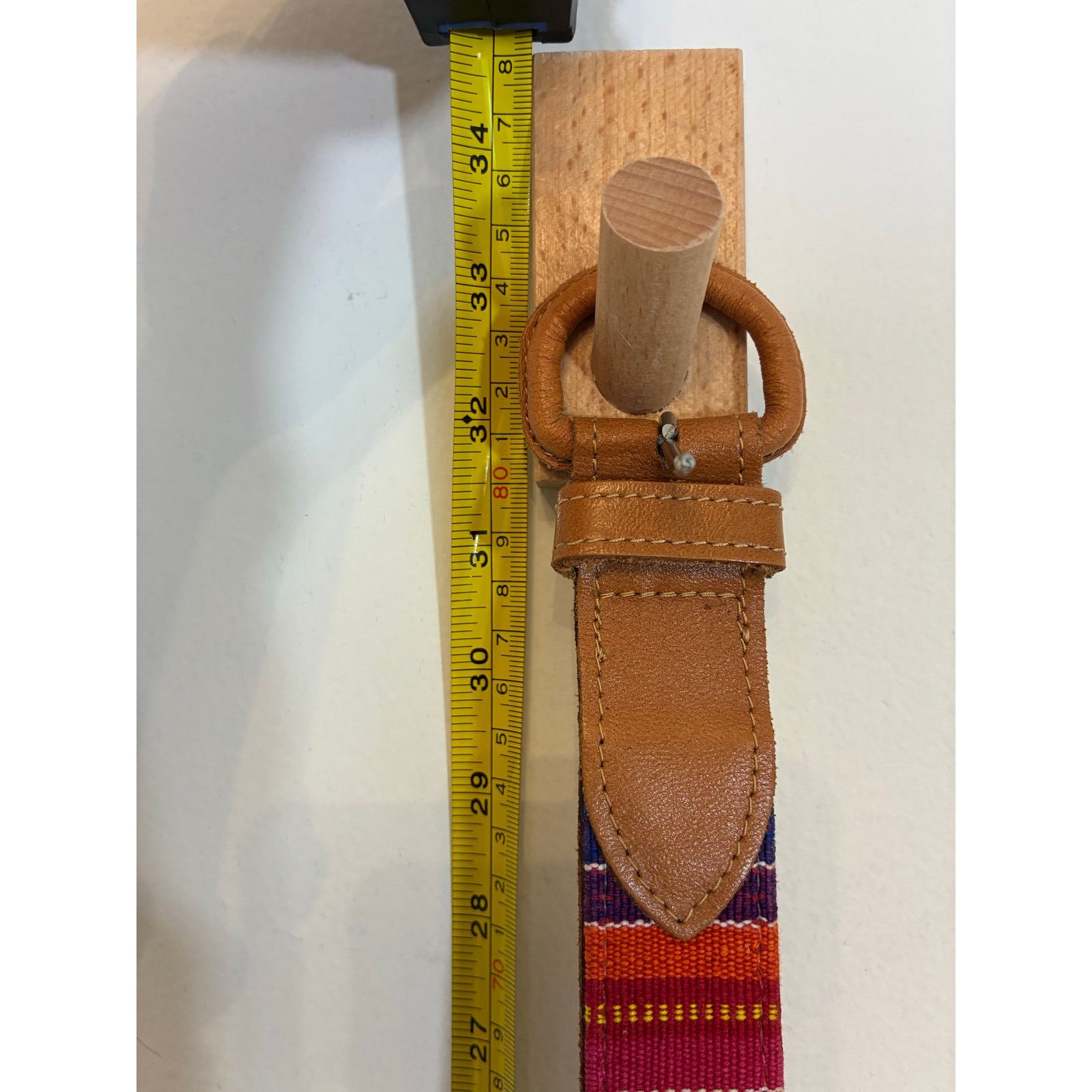 Other Colorful Woven Guatemalan S Concho Belt RainbowWoodstock Size ONE SIZE - 8 Thumbnail