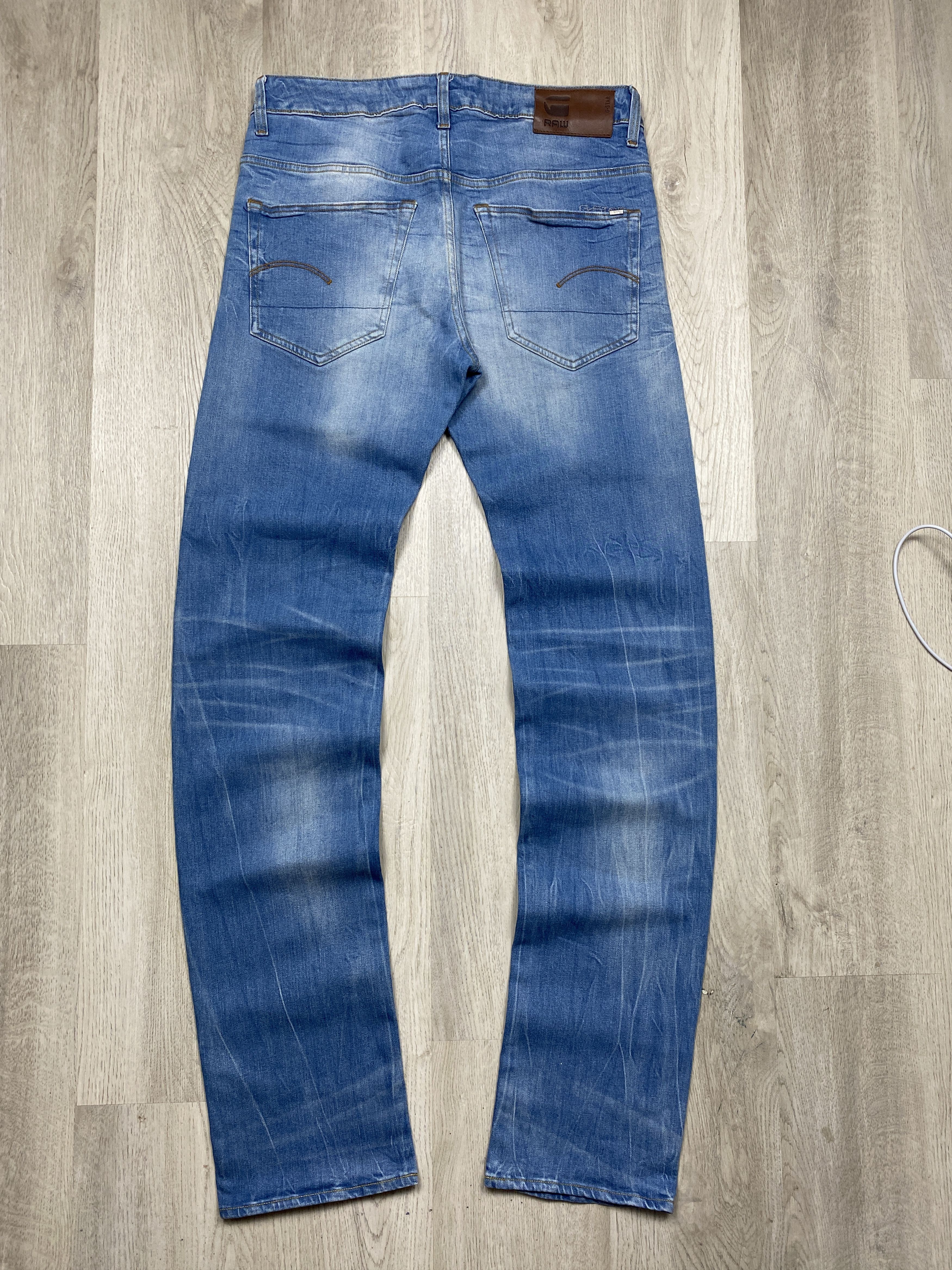 G-Star G Star Raw 3301 Straight Vintage Mens Denim Pants Jeans Size US 32 / EU 48 - 1 Thumbnail