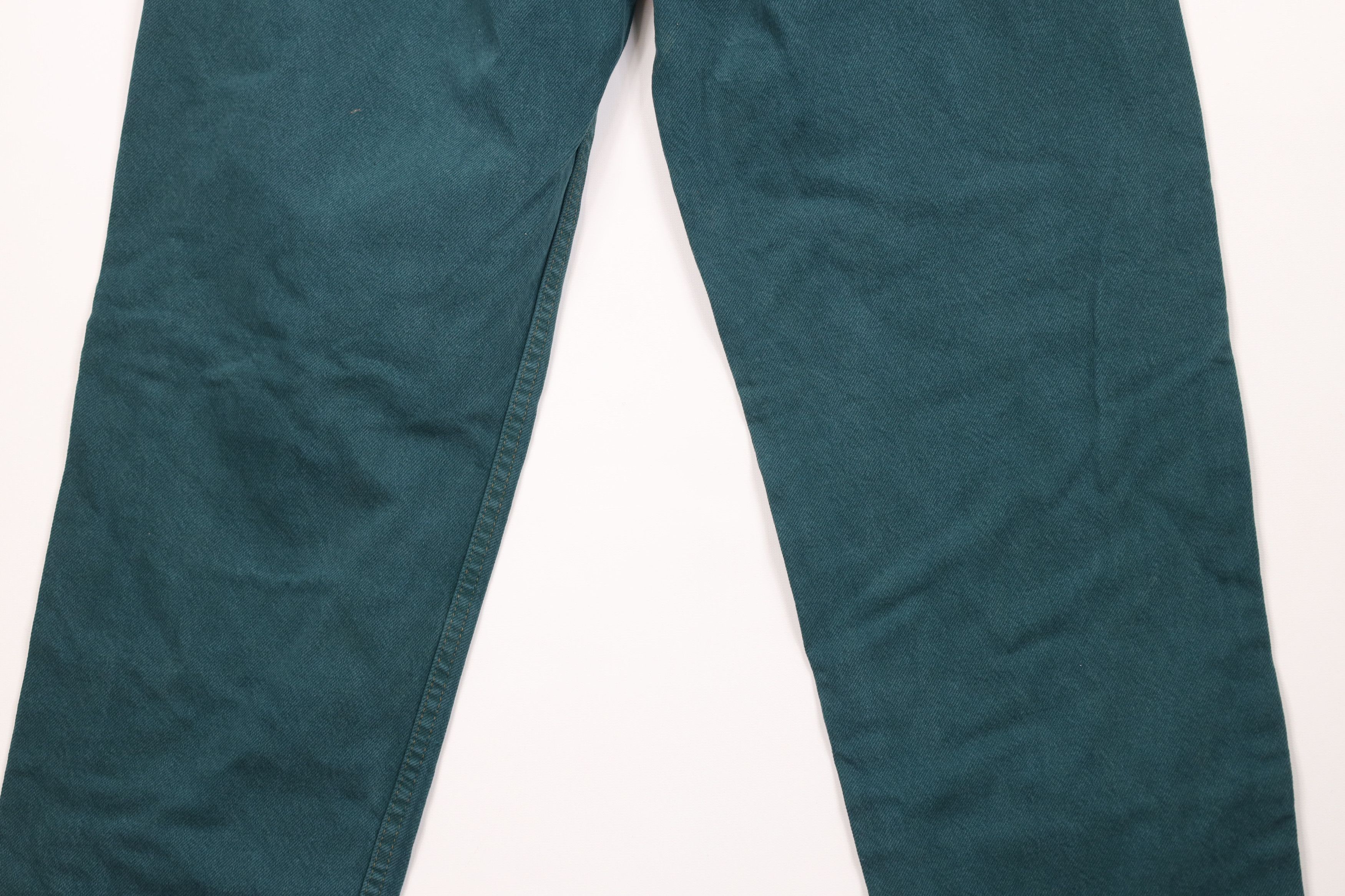 Levi's Vintage 90s Levis 550 Fit Denim Jeans Green Cotton USA Size US 36 / EU 52 - 11 Thumbnail