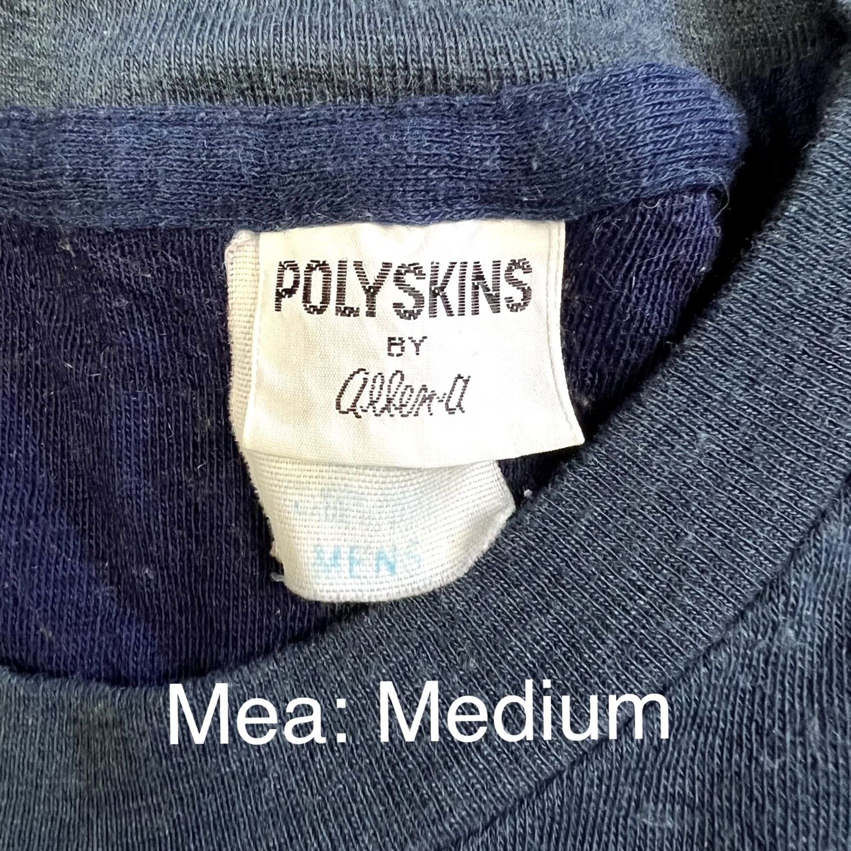 Vintage VINTAGE Polyskin Thermal Blue Shirt Mens M 90s Base Layer Made in USA Blue Polyskins By Allen-A Shirt Mens M Thermal 90s Blue Shirt Mens M Size US M / EU 48-50 / 2 - 2 Thumbnail