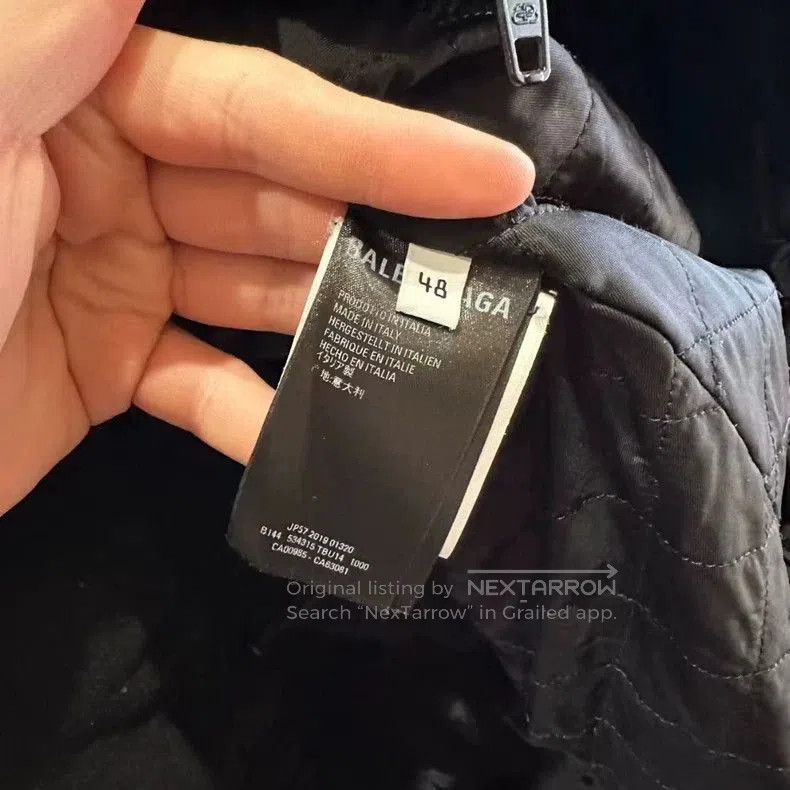Balenciaga Balenciaga Black Fleece Jacket Coat. Size US M / EU 48-50 / 2 - 3 Thumbnail