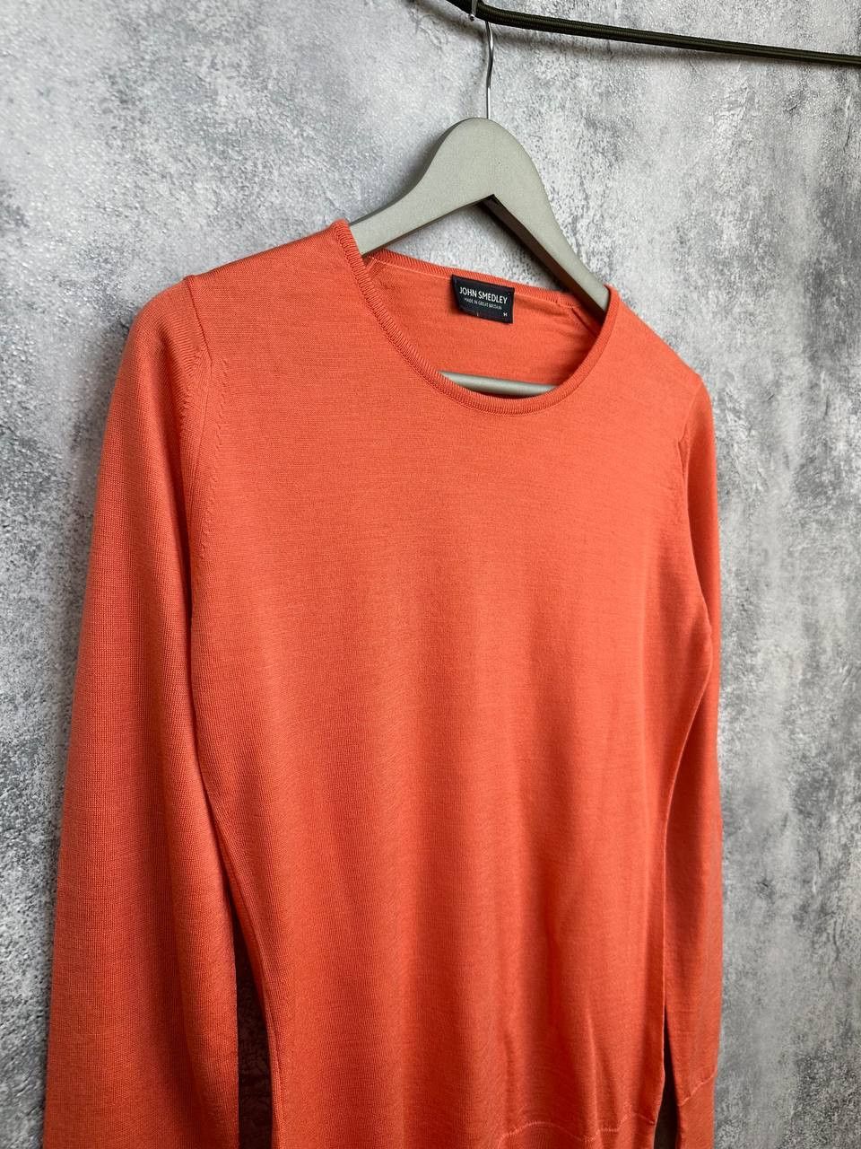 John Smedley John Smedley Merino Wool Sweater Coral Orange Great Britain Size M / US 6-8 / IT 42-44 - 3 Thumbnail