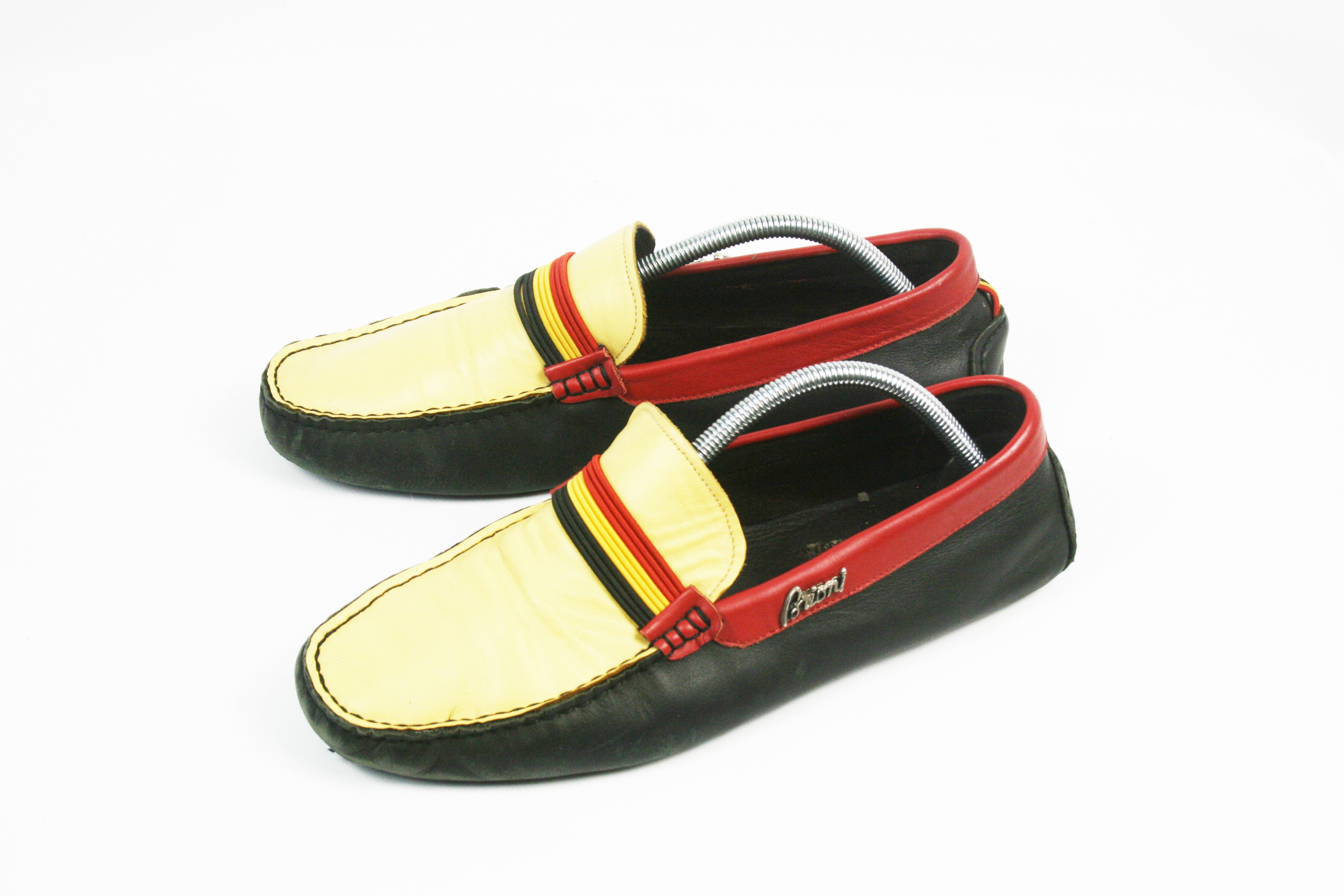 Brioni 00S Leather Logo Loafers Vintage Size US 9 / EU 42 - 2 Thumbnail