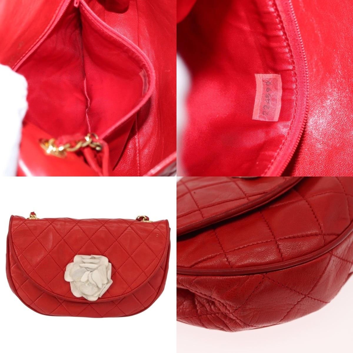 Chanel Chanel Matelasse Camellia Chain Shoulder Bag Size ONE SIZE - 5 Thumbnail