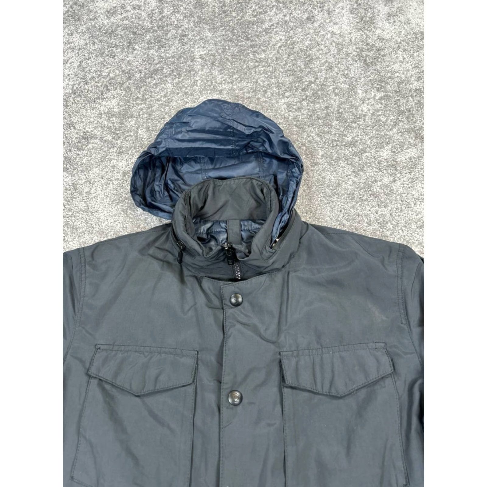 Massimo Dutti Massimo Dutti Jacket Womens Medium Blue Full Zip Size M / US 6-8 / IT 42-44 - 2 Thumbnail