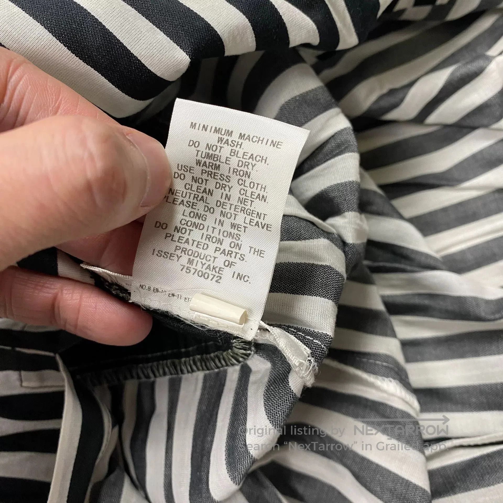 Pleats Please Issey Miyake Issey Miyake Pleats Please Striped Dress. Size L / US 10 / IT 46 - 5 Thumbnail