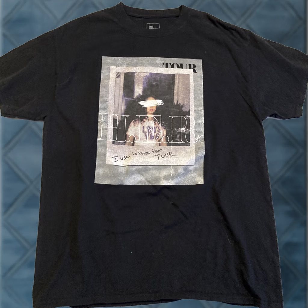 Vintage VINTAGE? No. H.E.R Shirt Men Medium Black All Seasons Logo Crew Neck Short Sleeve T-Shirt Tour Concert The Thread Shop Size US M / EU 48-50 / 2 - 1 Thumbnail