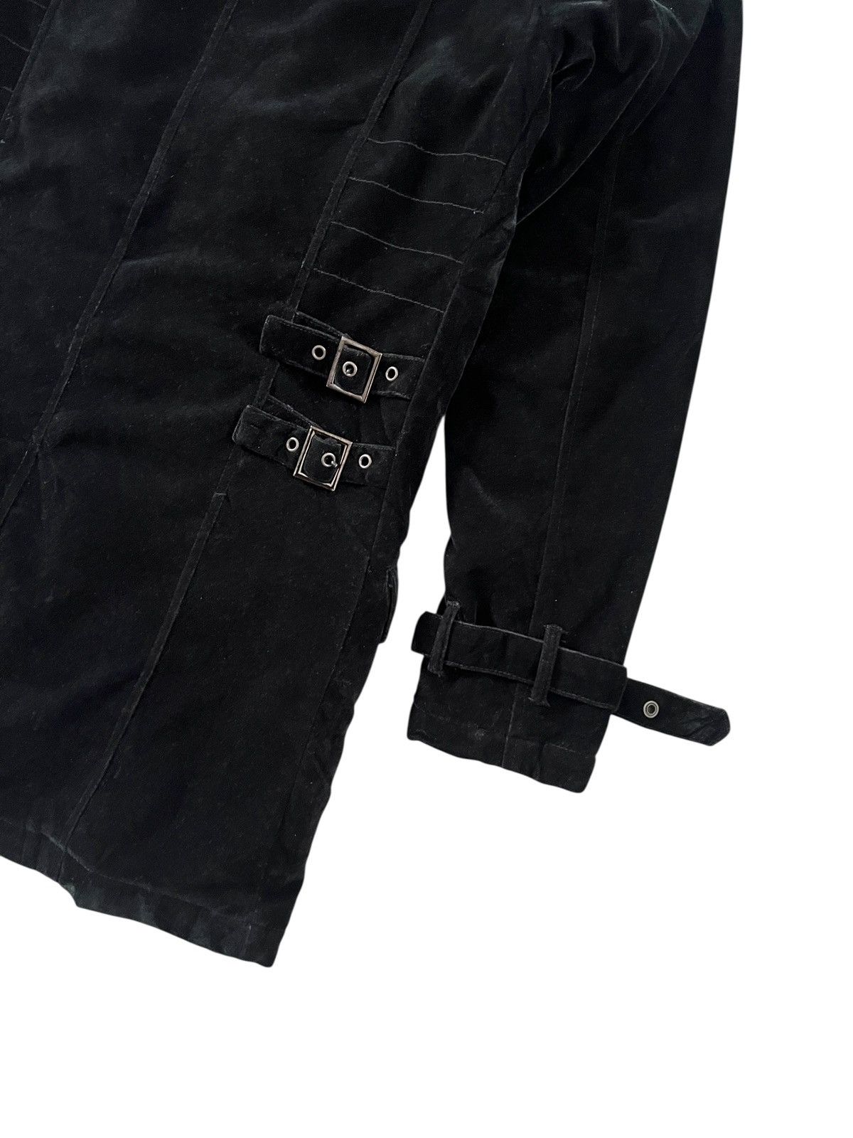 In The Attic In the Attic Black Velvet Bondage Jacket Size US M / EU 48-50 / 2 - 8 Thumbnail