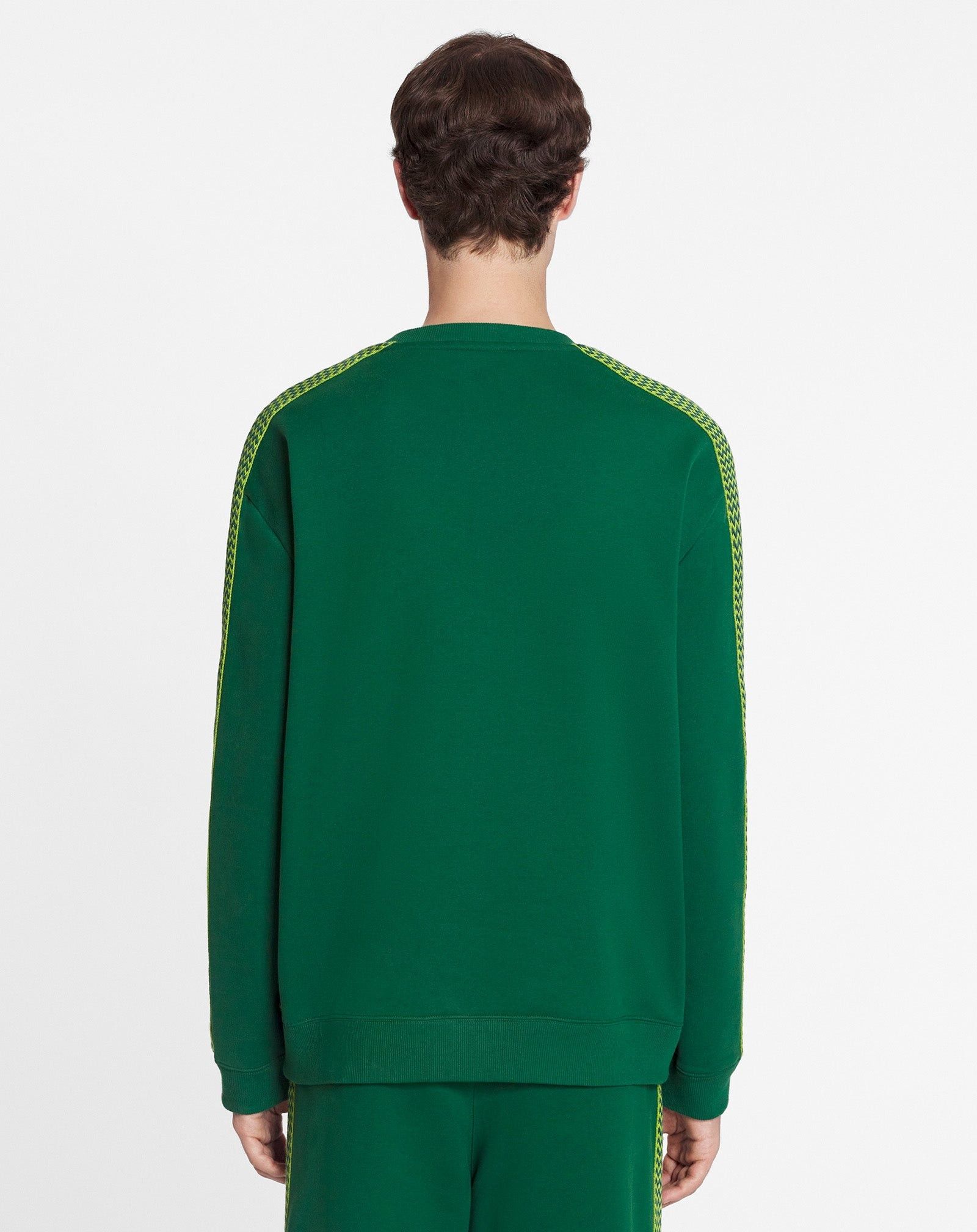 Lanvin o1mle0825 Curb Side Lanvin Loose-Fitting Sweatshirt in Green Size US S / EU 44-46 / 1 - 2 Thumbnail