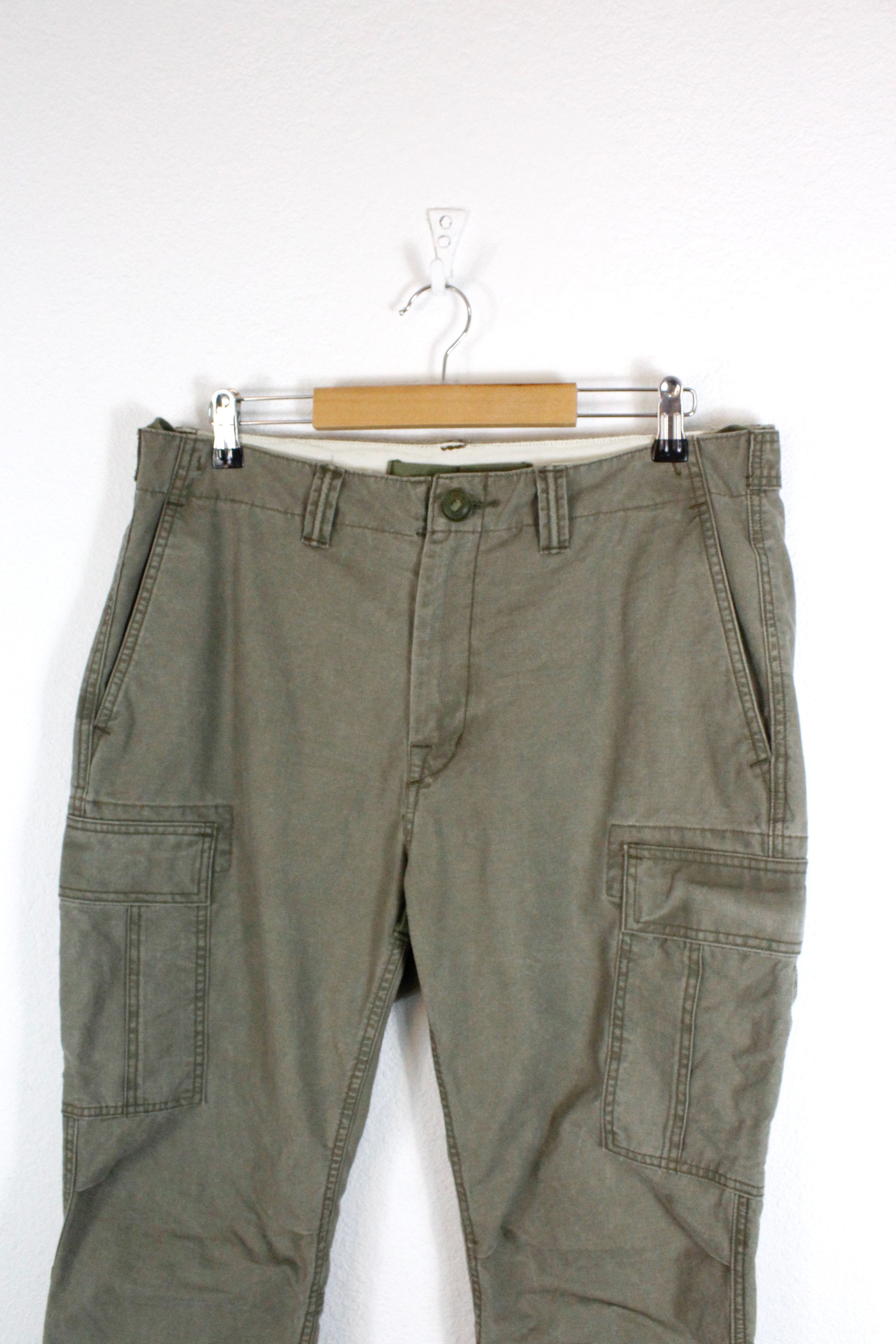 Polo Ralph Lauren Polo Ralph Lauren Army Green Military Cargo Pockets Pants Size US 32 / EU 48 - 2 Thumbnail