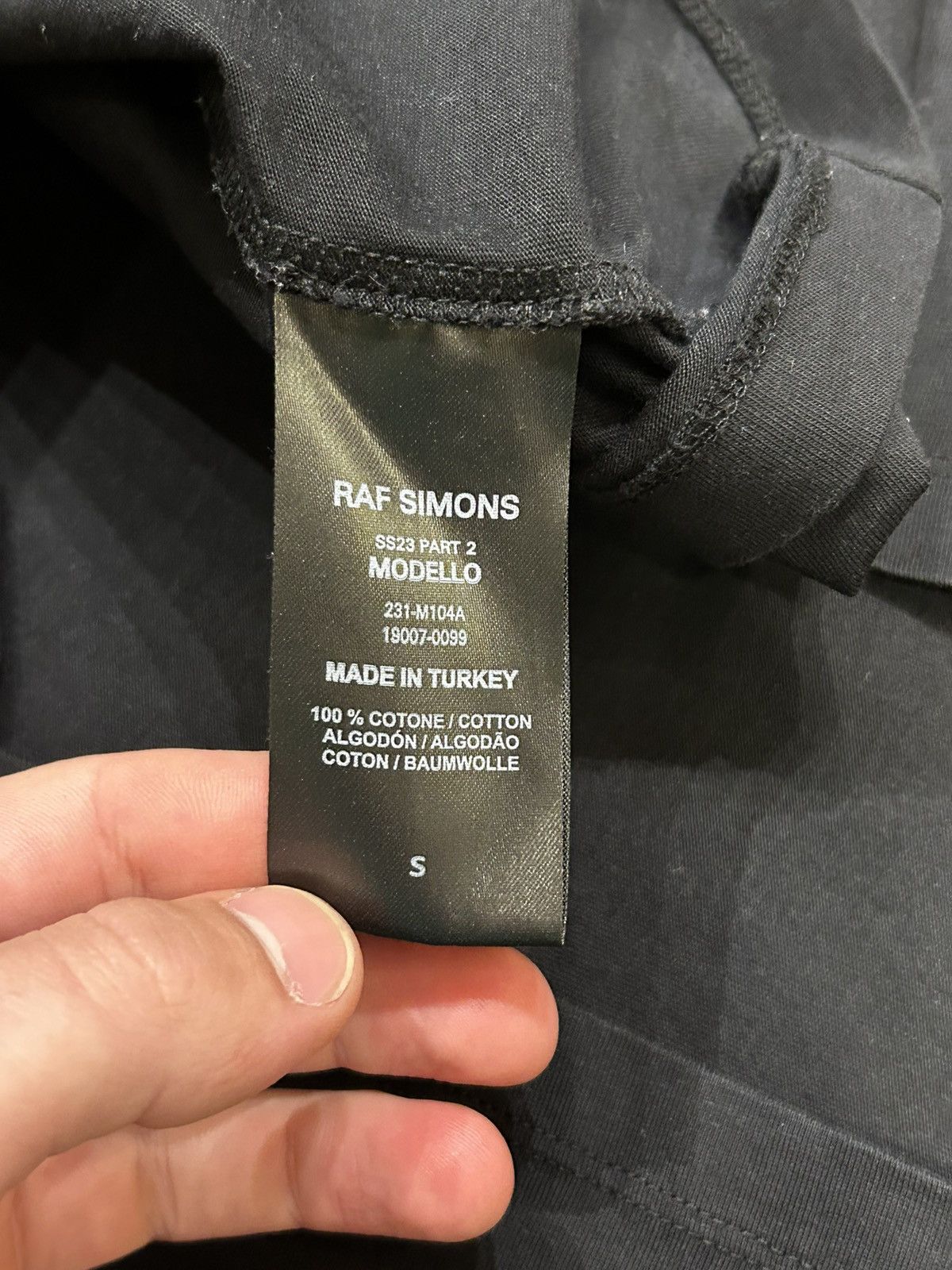 Raf Simons RAF Simons Printworks Tour Tee Size US S / EU 44-46 / 1 - 4 Thumbnail