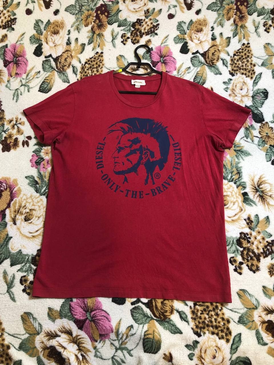 Diesel Vintage T-shirts Diesel Big Logo Only The Brave Y2K 00s Size US XXL / EU 58 / 5 - 1 Thumbnail