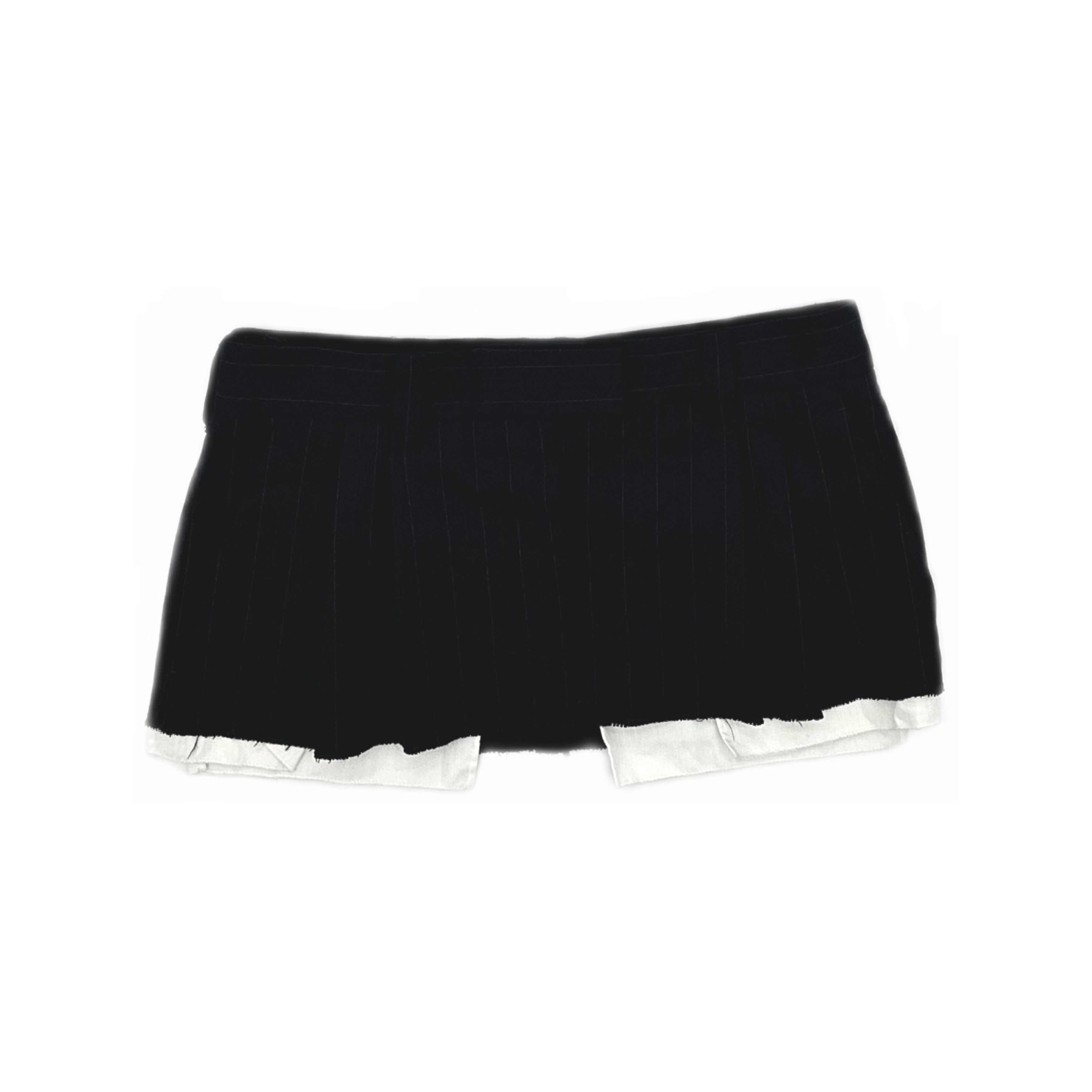 Miu Miu Miu Miu Pinstripe Mini Skirt IT 38 Size 26" / US 2 / IT 38 - 1 Thumbnail