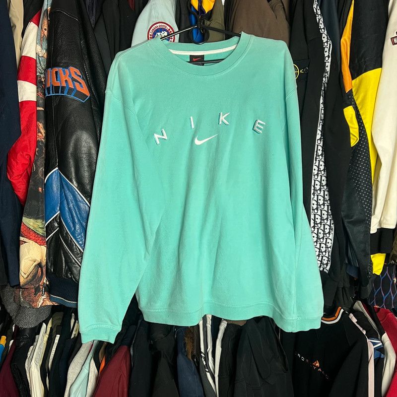 Nike × Vintage Crewneck nike vintage S spellout Size S / US 4 / IT 40 - 1 Thumbnail