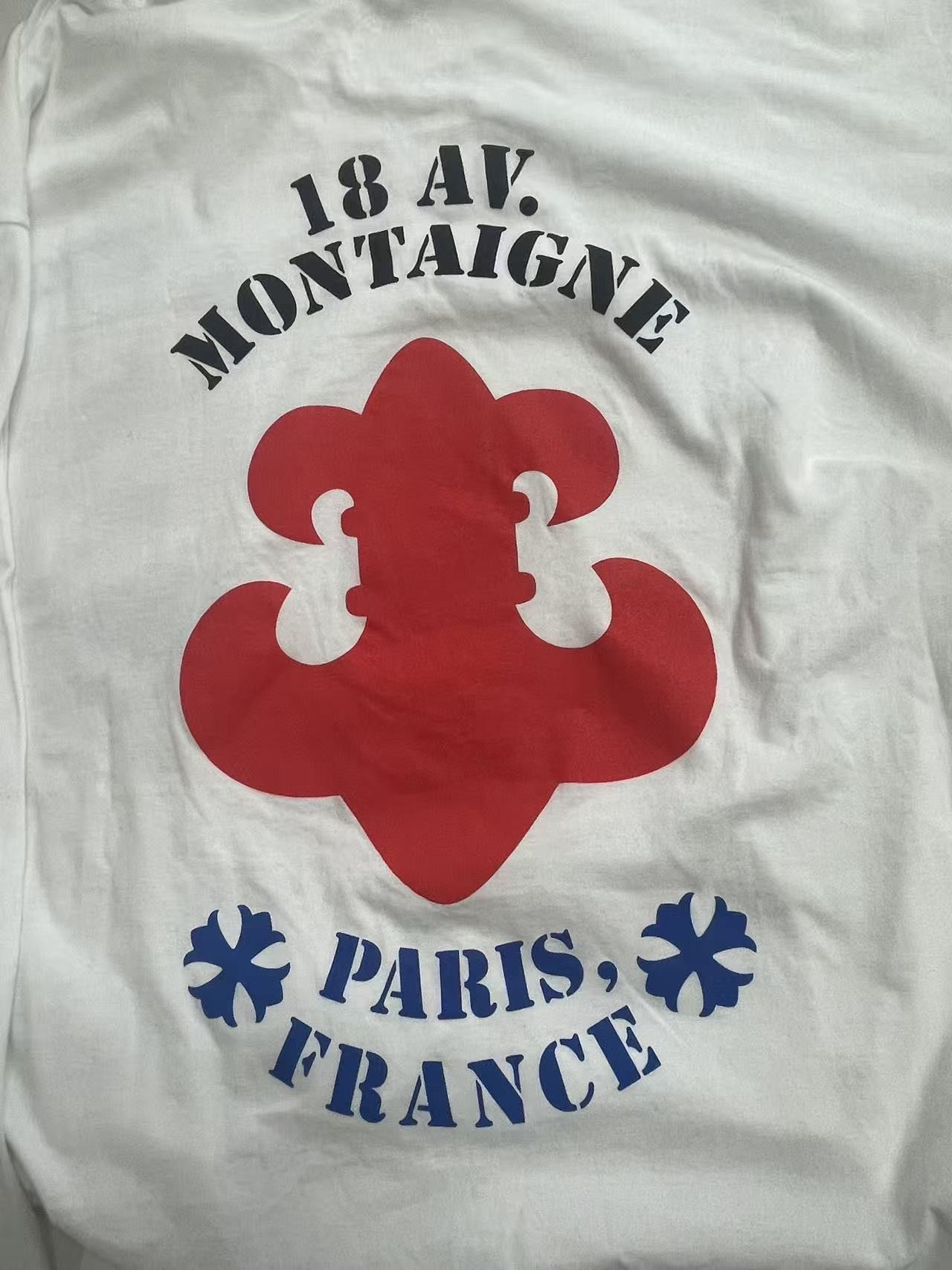 Chrome Hearts Chrome Hearts Paris Exclusive BS Fleur White Long Sleeve Tee Size US XXL / EU 58 / 5 - 6 Thumbnail