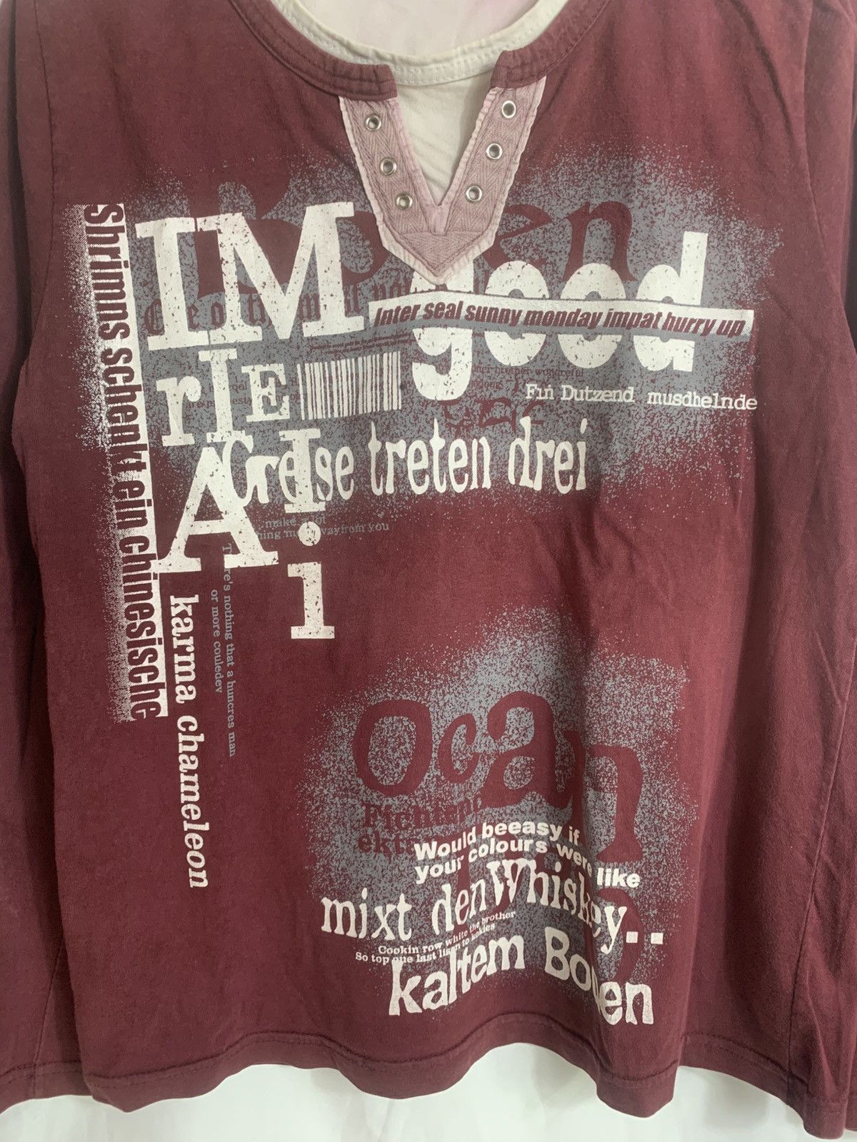 Japanese Brand Japanese Kalemboaen Poem longsleve Size US S / EU 44-46 / 1 - 5 Thumbnail