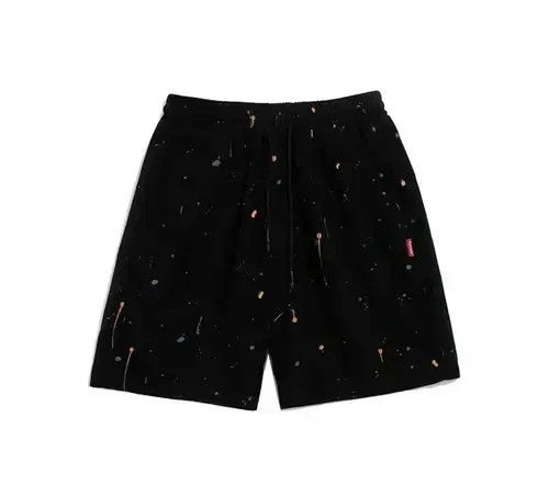 Japanese Brand 21SS Indigo Union Japan Black Corduroy Splash Shorts Size US 32 / EU 48 - 2 Thumbnail