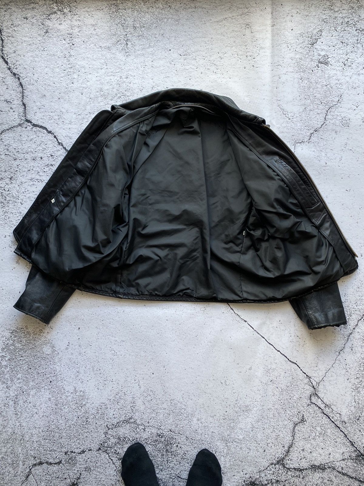 Other Steinmark men’s rare leather motorcycle jacket talon zipper Size US S / EU 44-46 / 1 - 10 Thumbnail