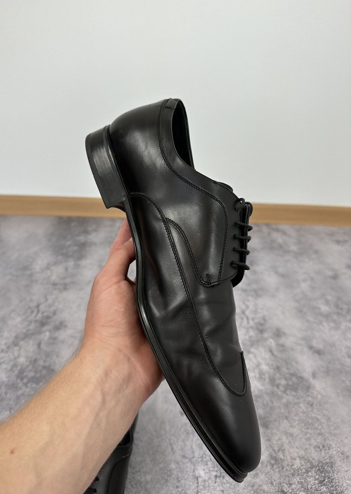 Salvatore Ferragamo Vintage Salvatore Ferragamo Luxury Rare Leather Formal Shoes Size US 10.5 / EU 43-44 - 9 Thumbnail
