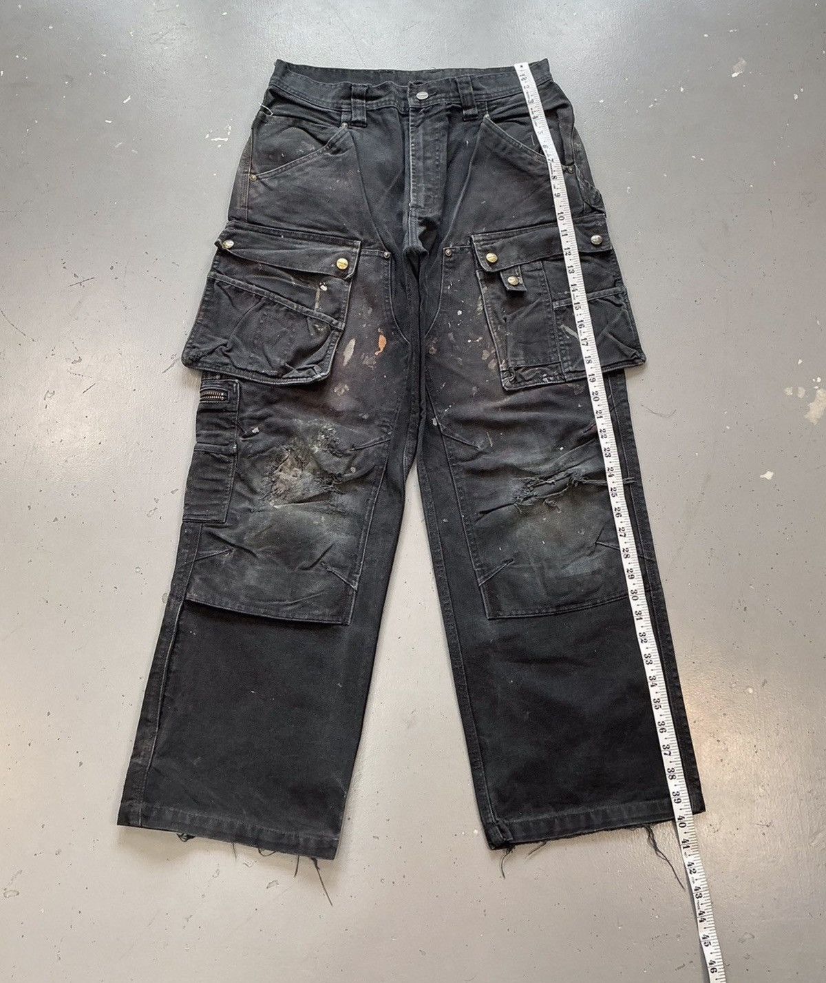 Vintage carhartt double knee cargo denim