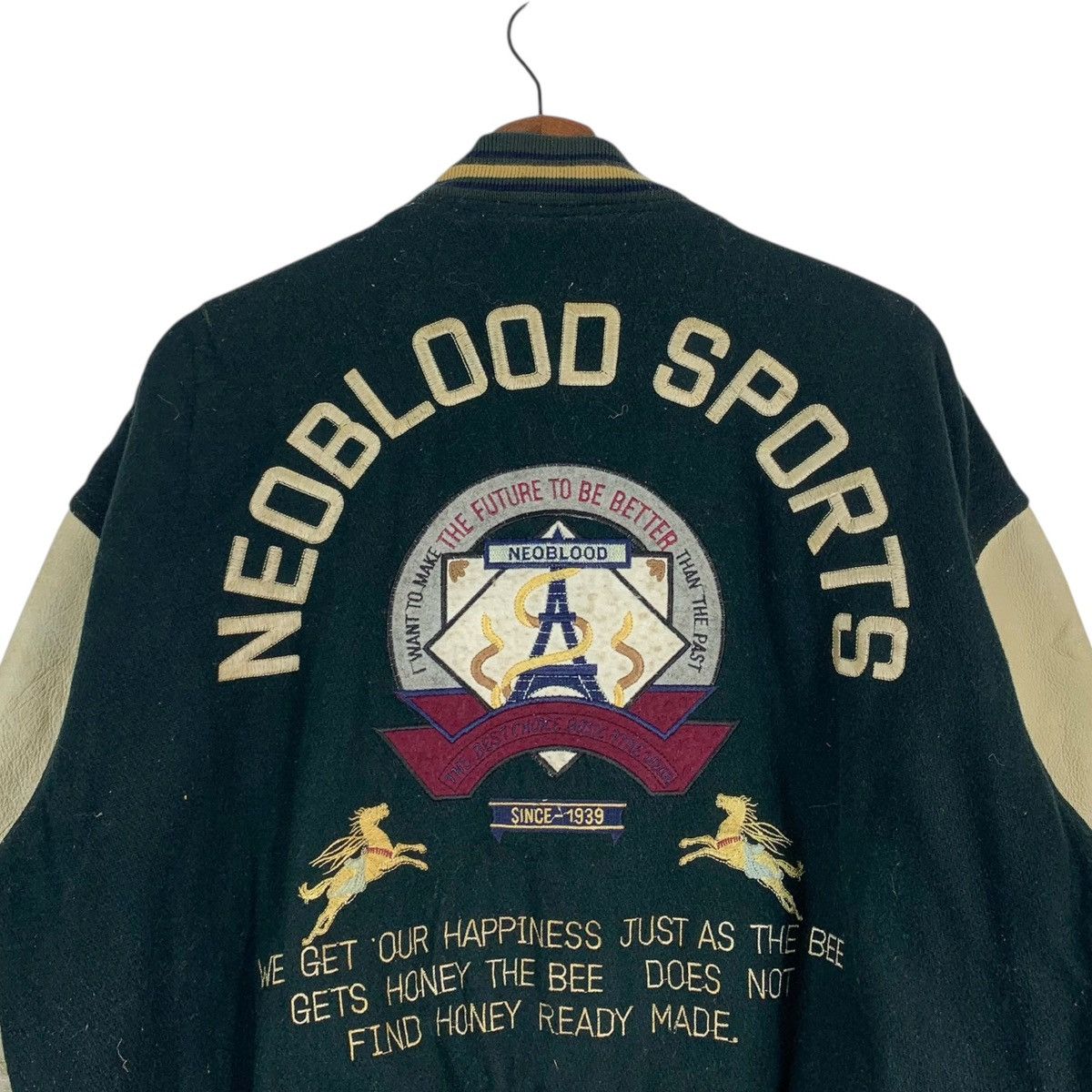 If Six Was Nine Vintage Neo Blood Tokyo Bomber Jacket Size US M / EU 48-50 / 2 - 16 Thumbnail