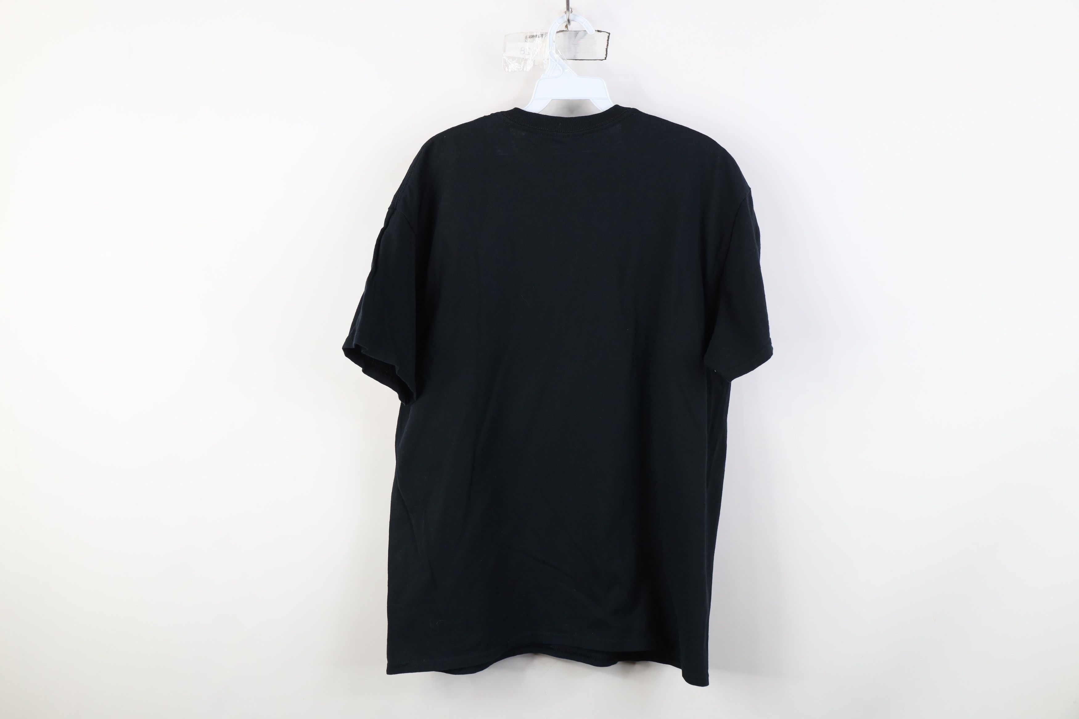 Vintage Vintage 90s Y2K Streetwear Faded Blank Cotton T-Shirt Black Size US M / EU 48-50 / 2 - 10 Thumbnail