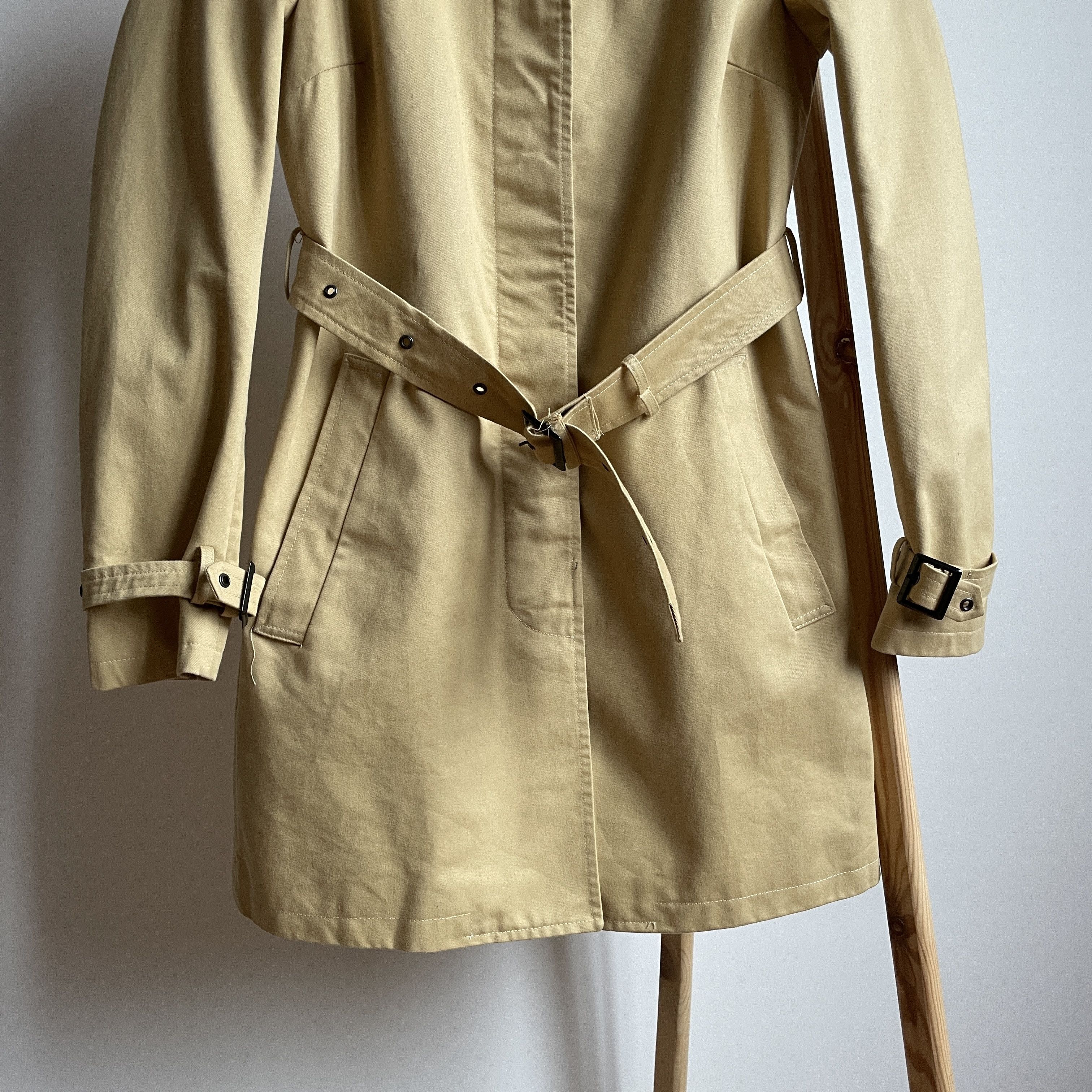 Original Montgomery Original Montgomery Womens Belted Raincoat Size S Size S / US 4 / IT 40 - 6 Thumbnail