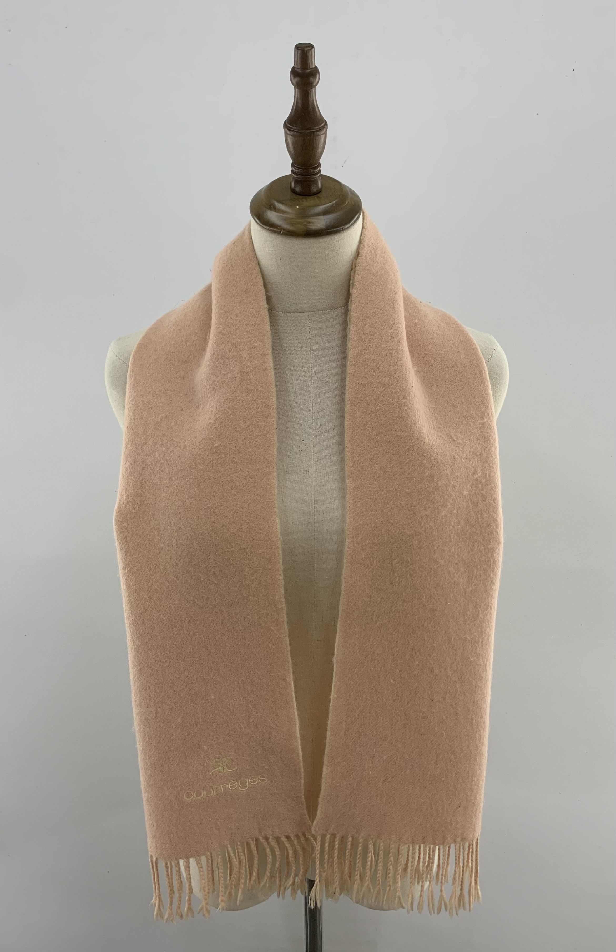 Courreges Courreges Scarf Wool Muffler Neck Wrap BL2104 Size ONE SIZE - 1 Thumbnail