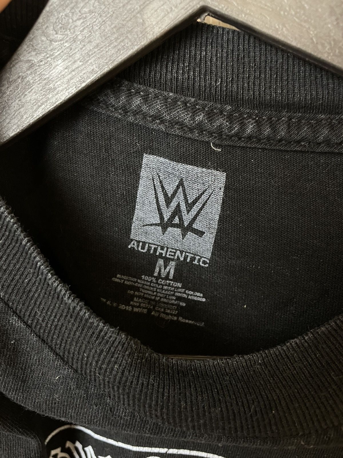 Vintage × WWE WWE Triple H Omnes Spes Demortae Sunt Black T-Shirt Size US M / EU 48-50 / 2 - 7 Thumbnail