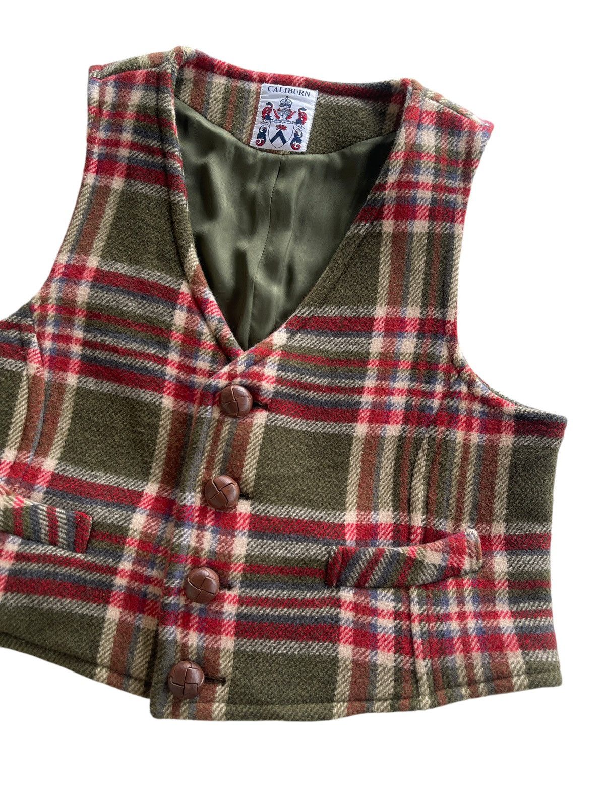 Vintage Vintage Caliburn Tartan Waist Vest Size US S / EU 44-46 / 1 - 3 Thumbnail