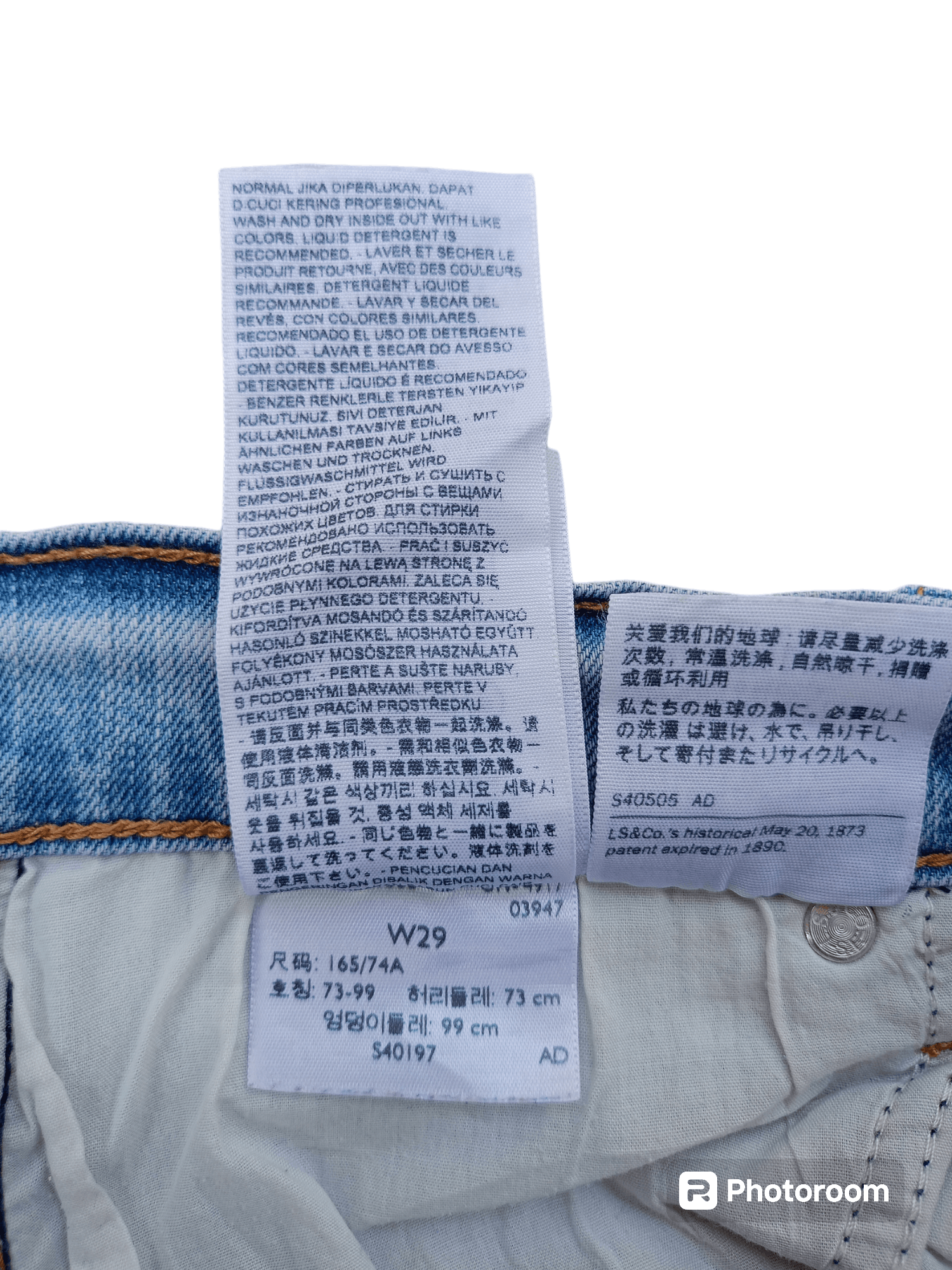 Levi's Levi's Borrowed from The Boys Light Blue Distressed Denim Size 30" / US 8 / IT 44 - 8 Thumbnail
