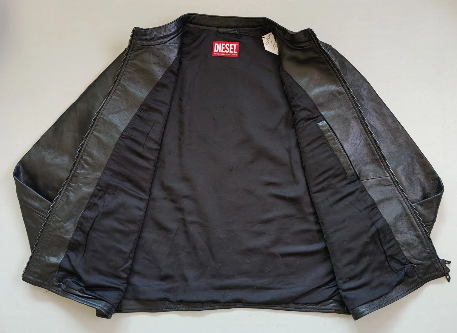 Diesel Diesel logo-embossed leather jacket FTP 5088 Size US XL / EU 56 / 4 - 7 Thumbnail