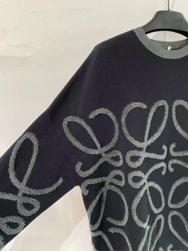 Loewe LOEWE Jacquard embroidered sweater with full print Size L / US 10 / IT 46 - 3 Thumbnail