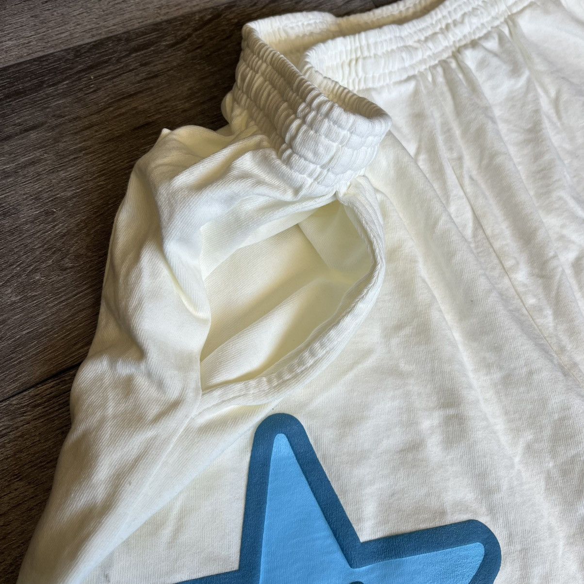 Asspizza Asspizza 2023 Puff Print Star Logo Shorts White Blue Size XL Size US 36 / EU 52 - 6 Thumbnail