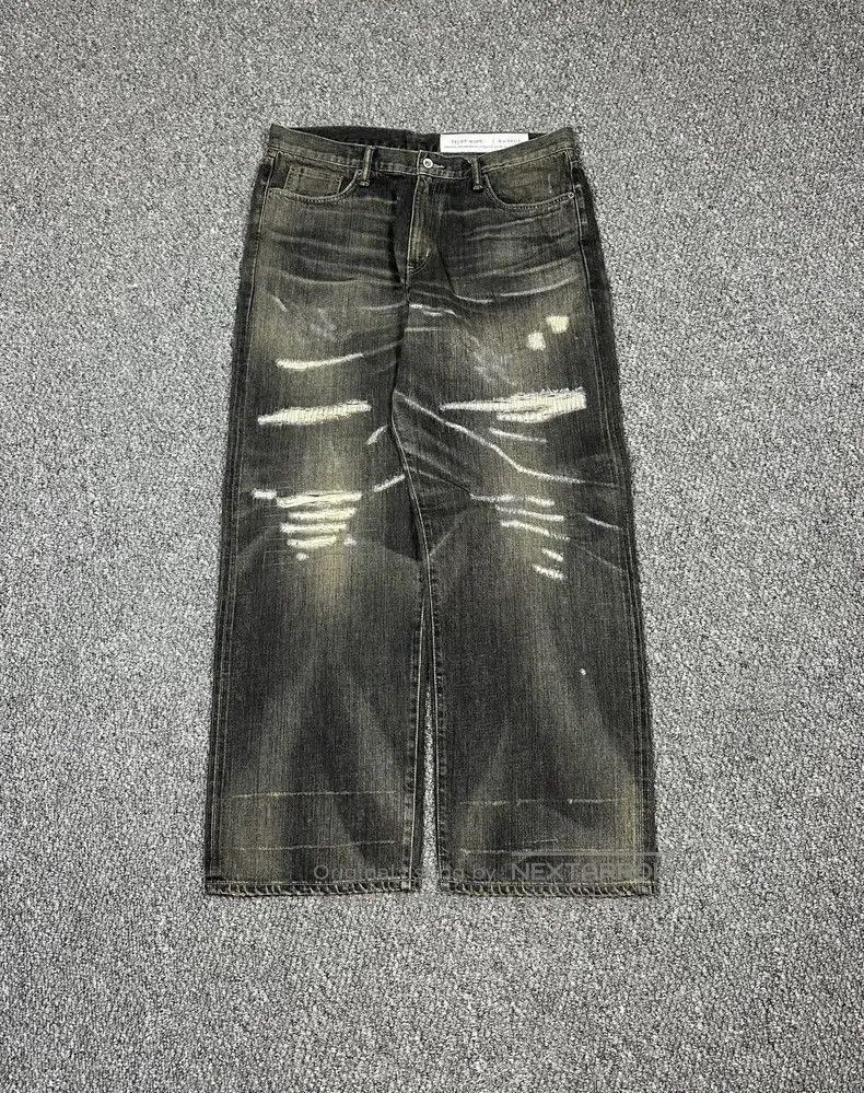 Neighborhood Neighborhood size XL Rusted King Washed Destroyed Denim Pa Size US 27 - 1 Thumbnail