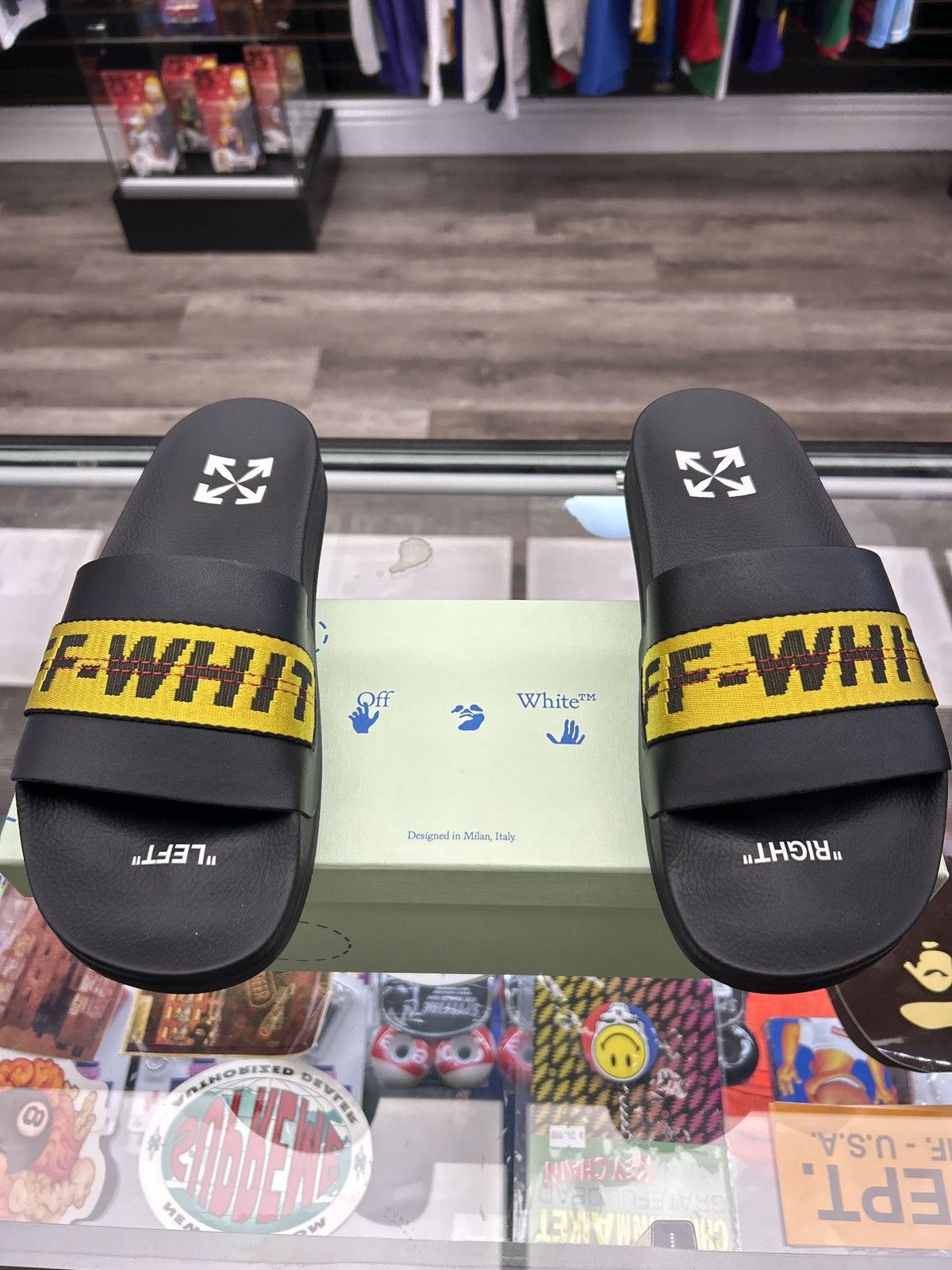 Off-White Off-White industrial pool slider Size US 8 / EU 41 - 1 Thumbnail