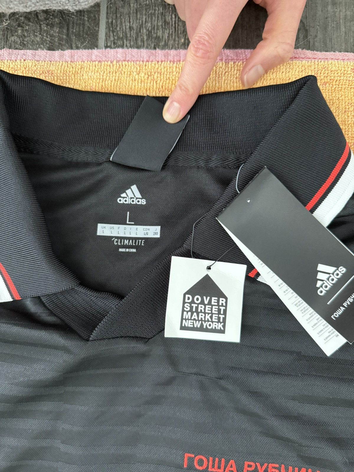 Adidas × Gosha Rubchinskiy [NEW] SS18 Gosha x Adidas LS Football / Soccer Jersey Size US L / EU 52-54 / 3 - 7 Thumbnail