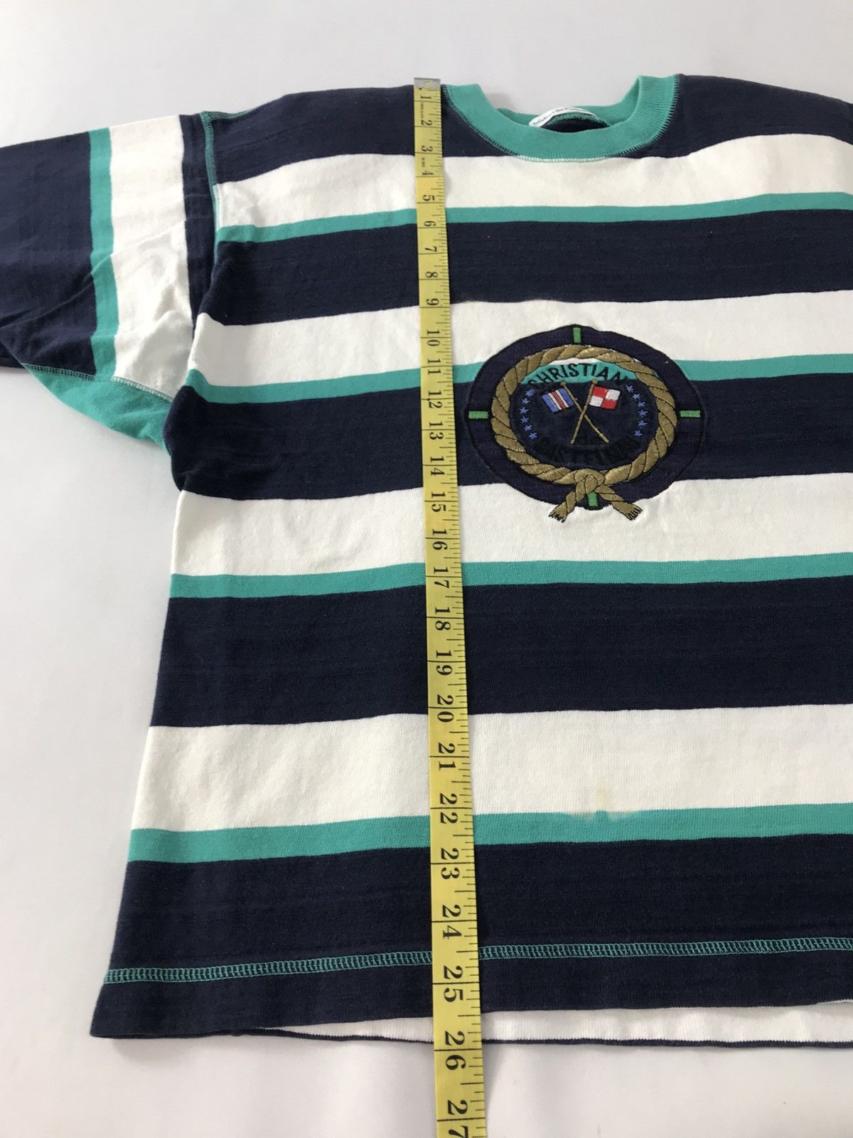 Other Christian de Castelnaut Embroidery Logo Striped Block Design Size US M / EU 48-50 / 2 - 10 Thumbnail
