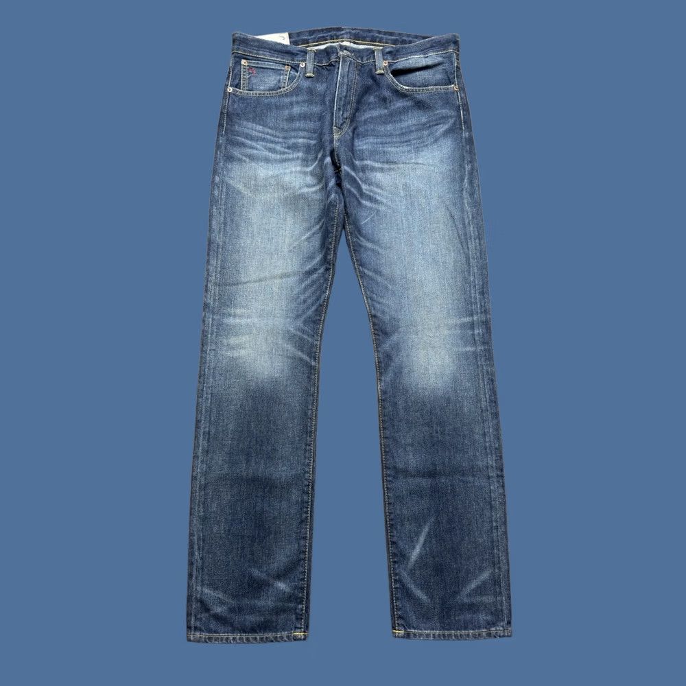 Polo Ralph Lauren Polo Ralph Lauren Jeans Mens Blue Varick Slim Straight Selvedge Denim 32X32 Jeans Slim Mens Blue Dark Wash 32 Inseam 5-Pocket Style Vintage: No Size US XS / EU 42 / 0 - 1 Thumbnail