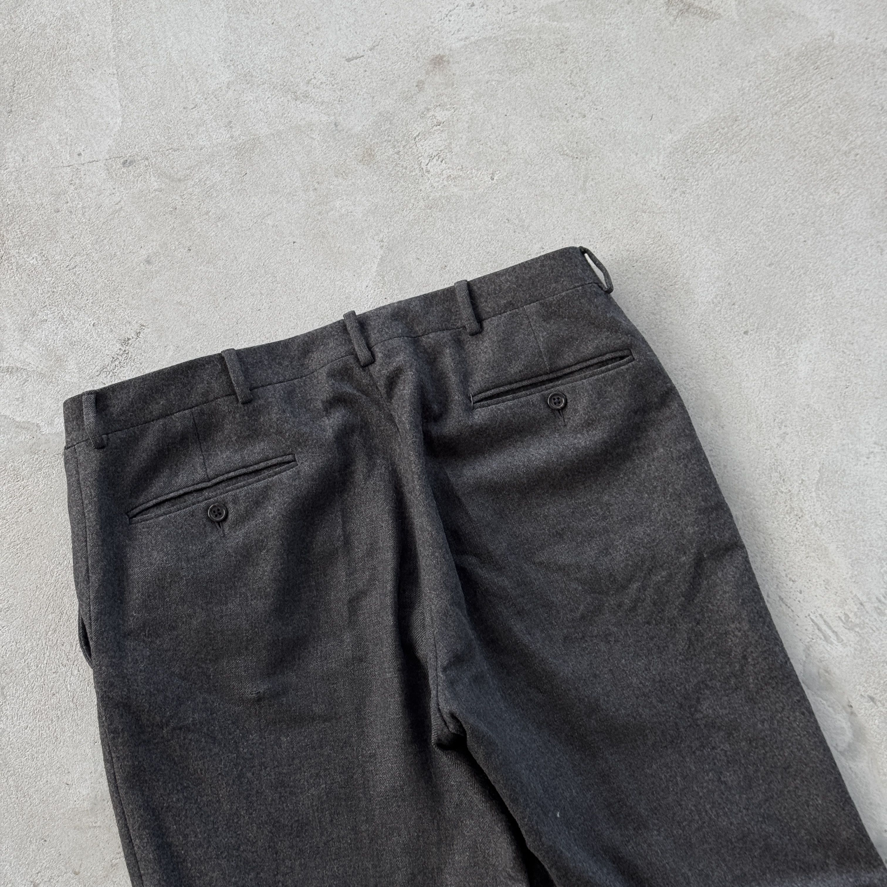 Polo Ralph Lauren Polo Ralph Lauren Made In Italy Virgin Wool Pants Grey 36R Size US 36 / EU 52 - 4 Thumbnail