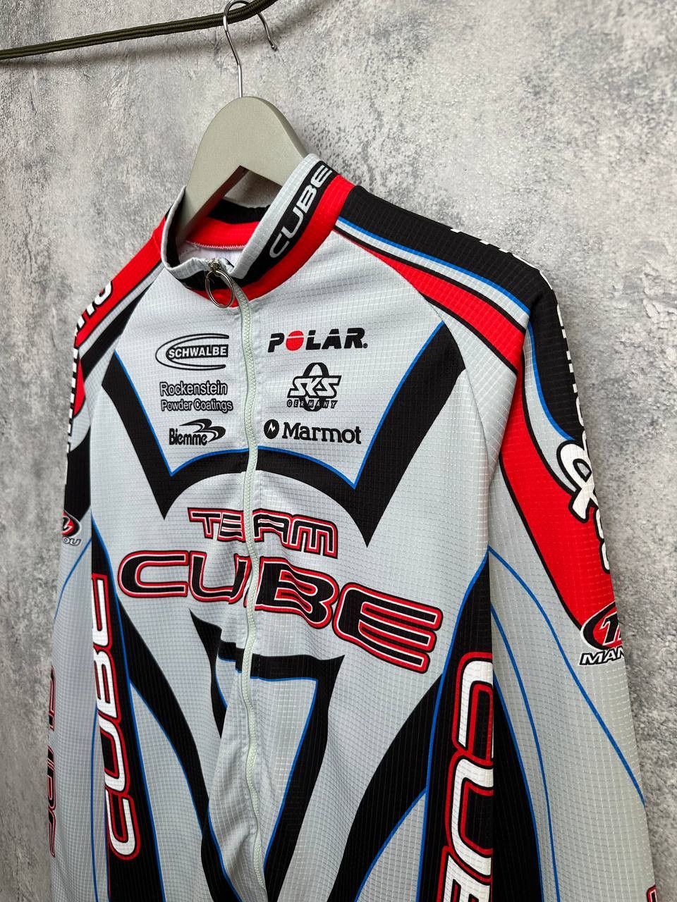 Other Team Cube Biemme Thermal Cycling Jersey Jacket Full Zip Bike Size US L / EU 52-54 / 3 - 5 Thumbnail