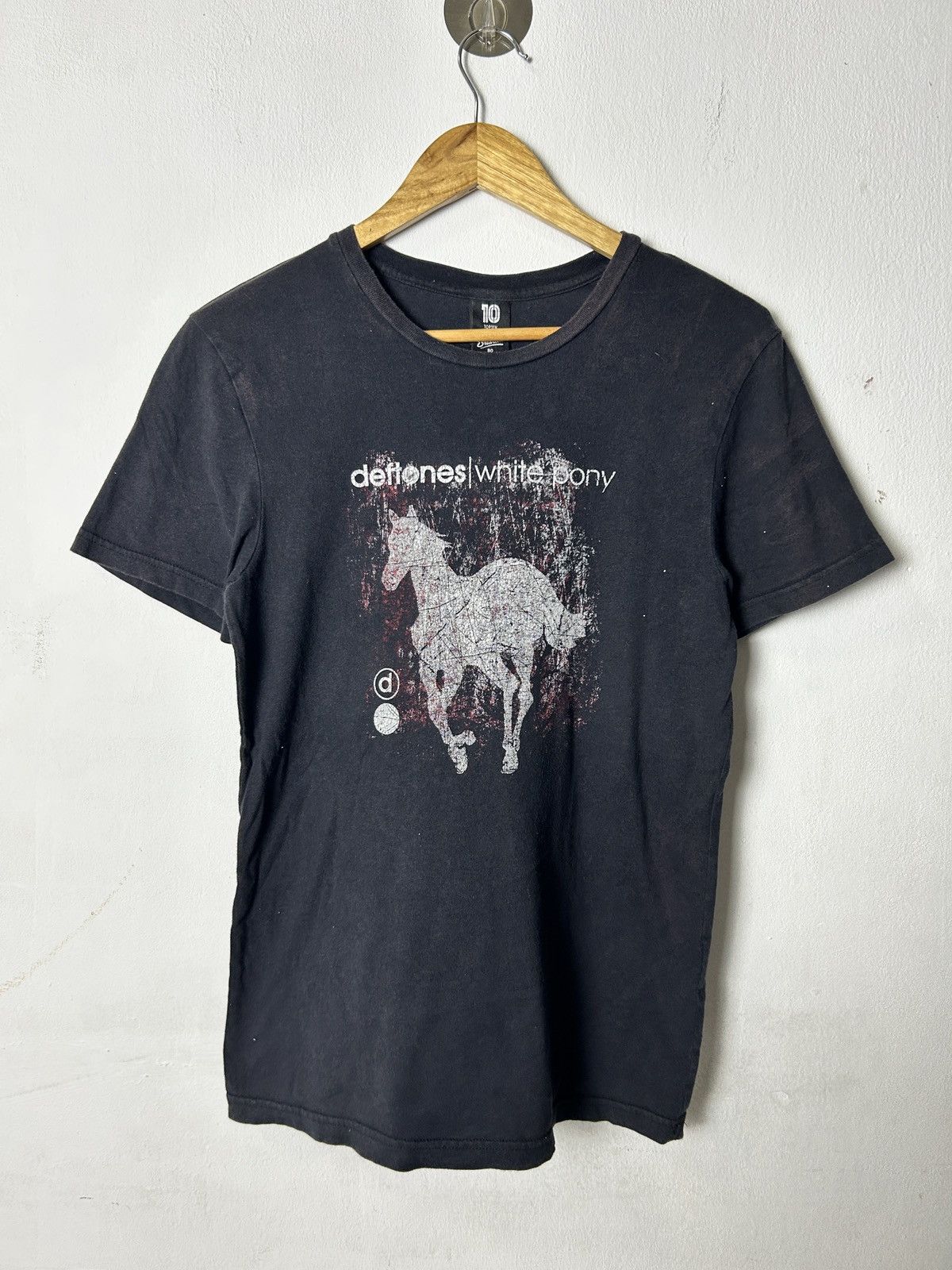 Band Tees Deftones white pony fade tee Size US XS / EU 42 / 0 - 1 Thumbnail
