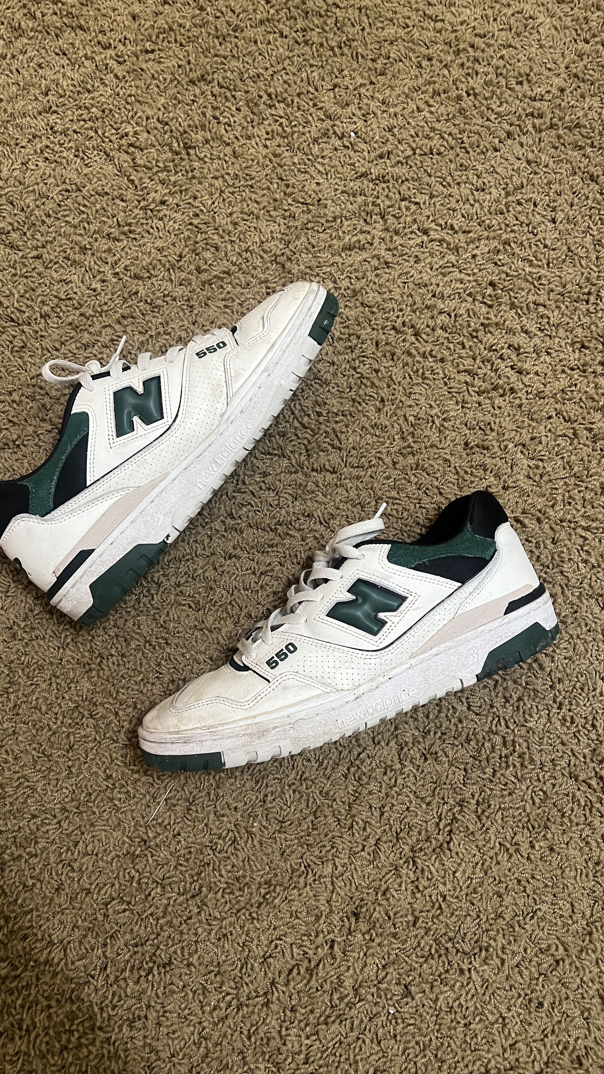 New Balance New Balance 550 White / Green Size US 12 / EU 45 - 7 Thumbnail